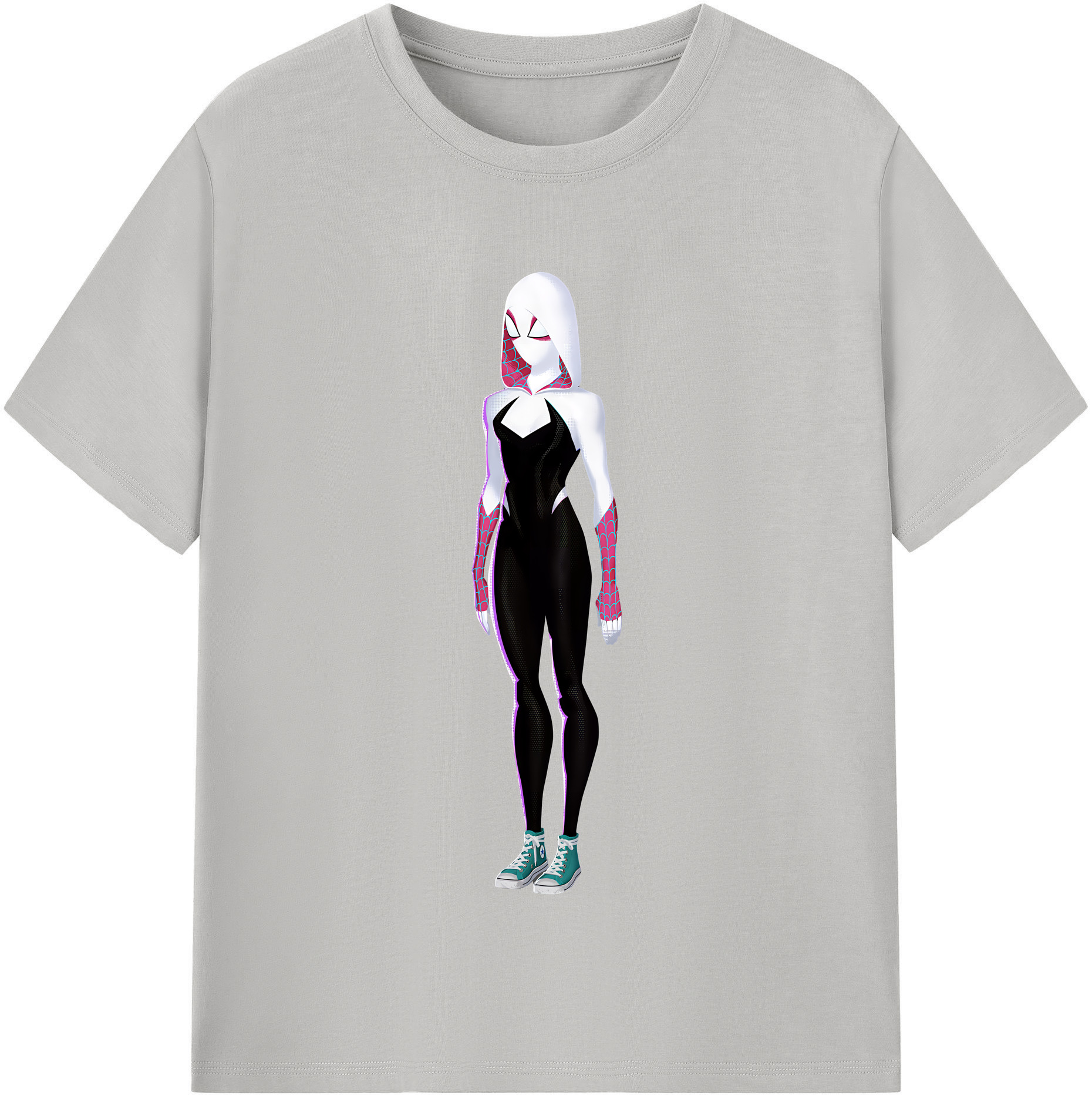 （画像用） Spider Man スパイダーマン 綿100％半袖Tシャツ（フロントプリント）