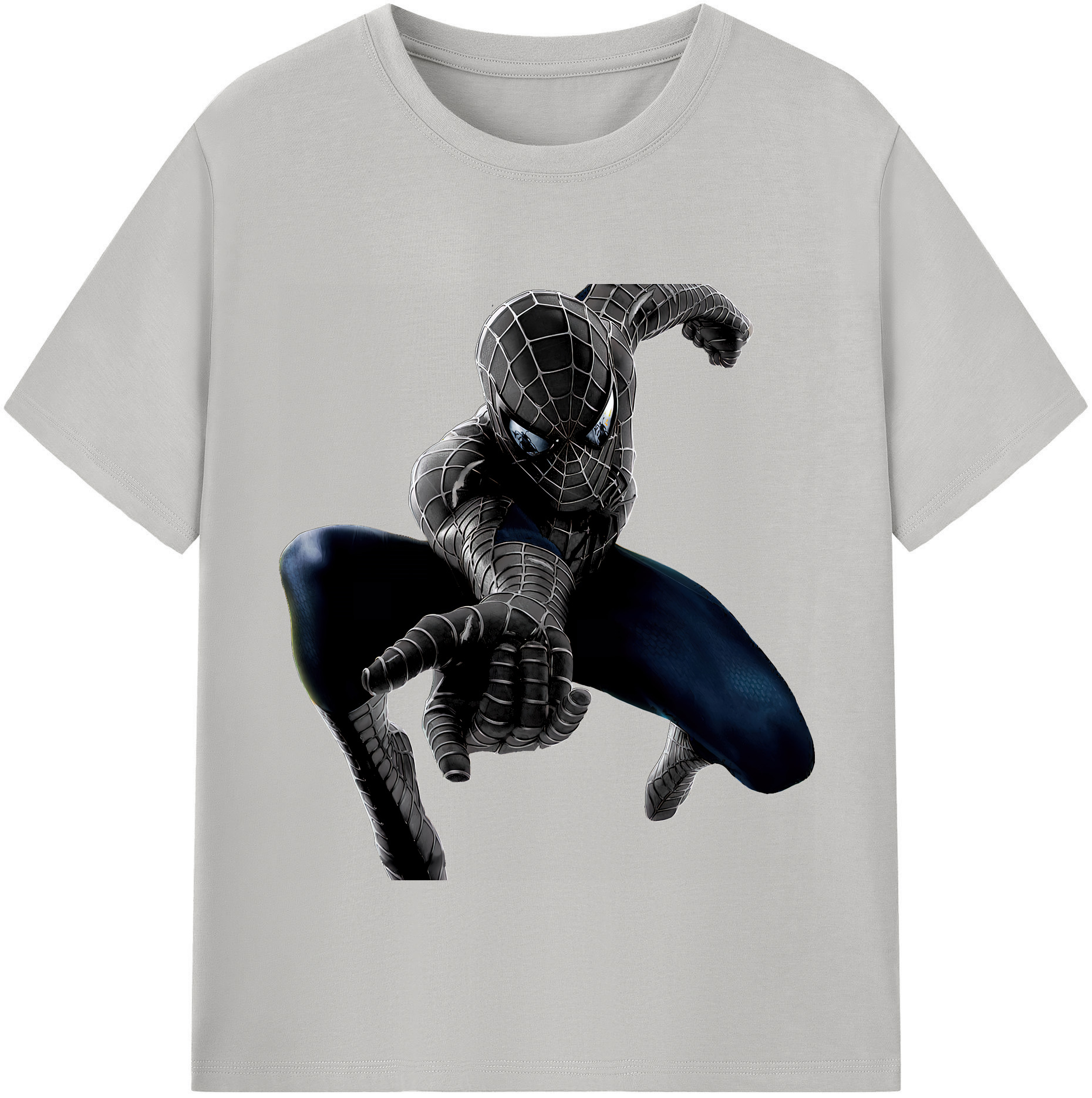 （画像用） Spider Man スパイダーマン 綿100％半袖Tシャツ（フロントプリント）
