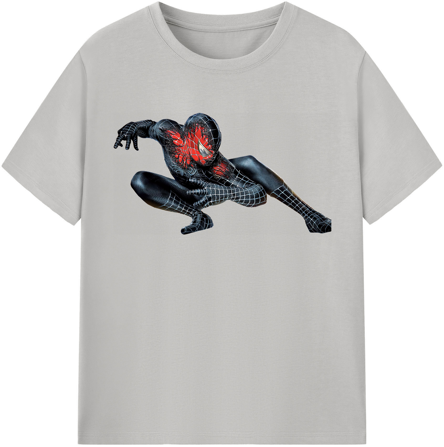 （画像用） Spider Man スパイダーマン 綿100％半袖Tシャツ（フロントプリント）