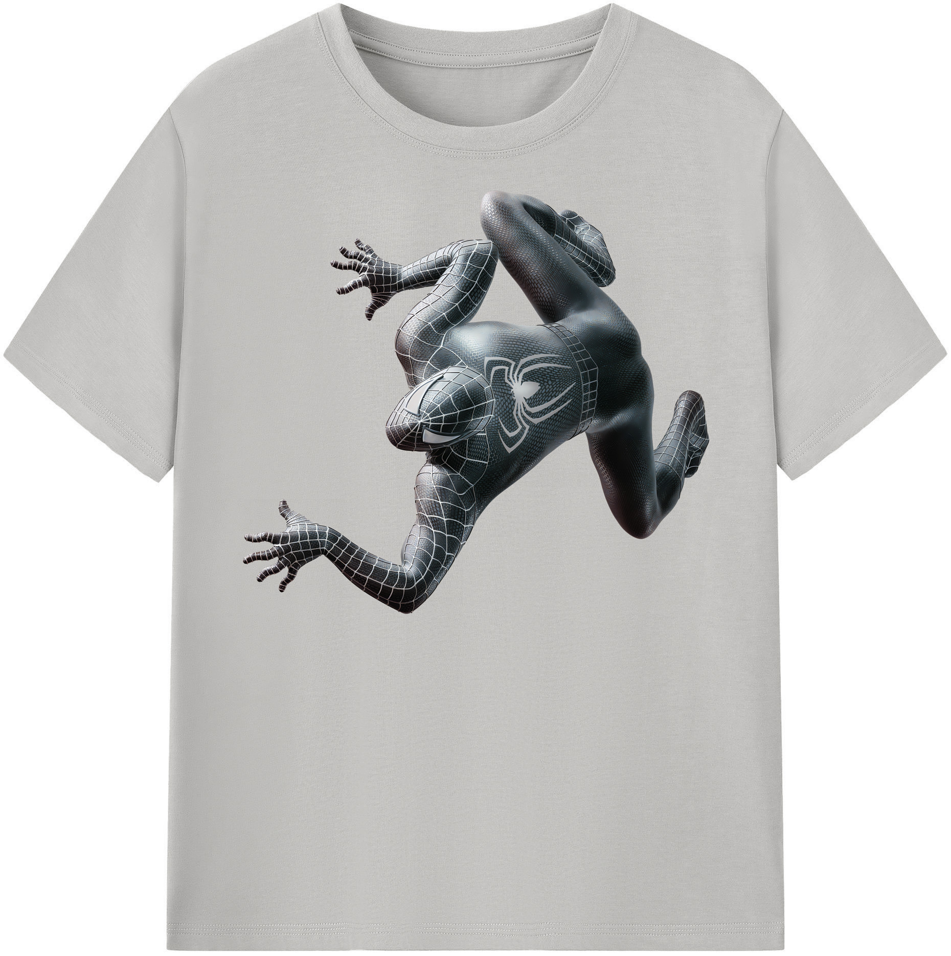（画像用） Spider Man スパイダーマン 綿100％半袖Tシャツ（フロントプリント）