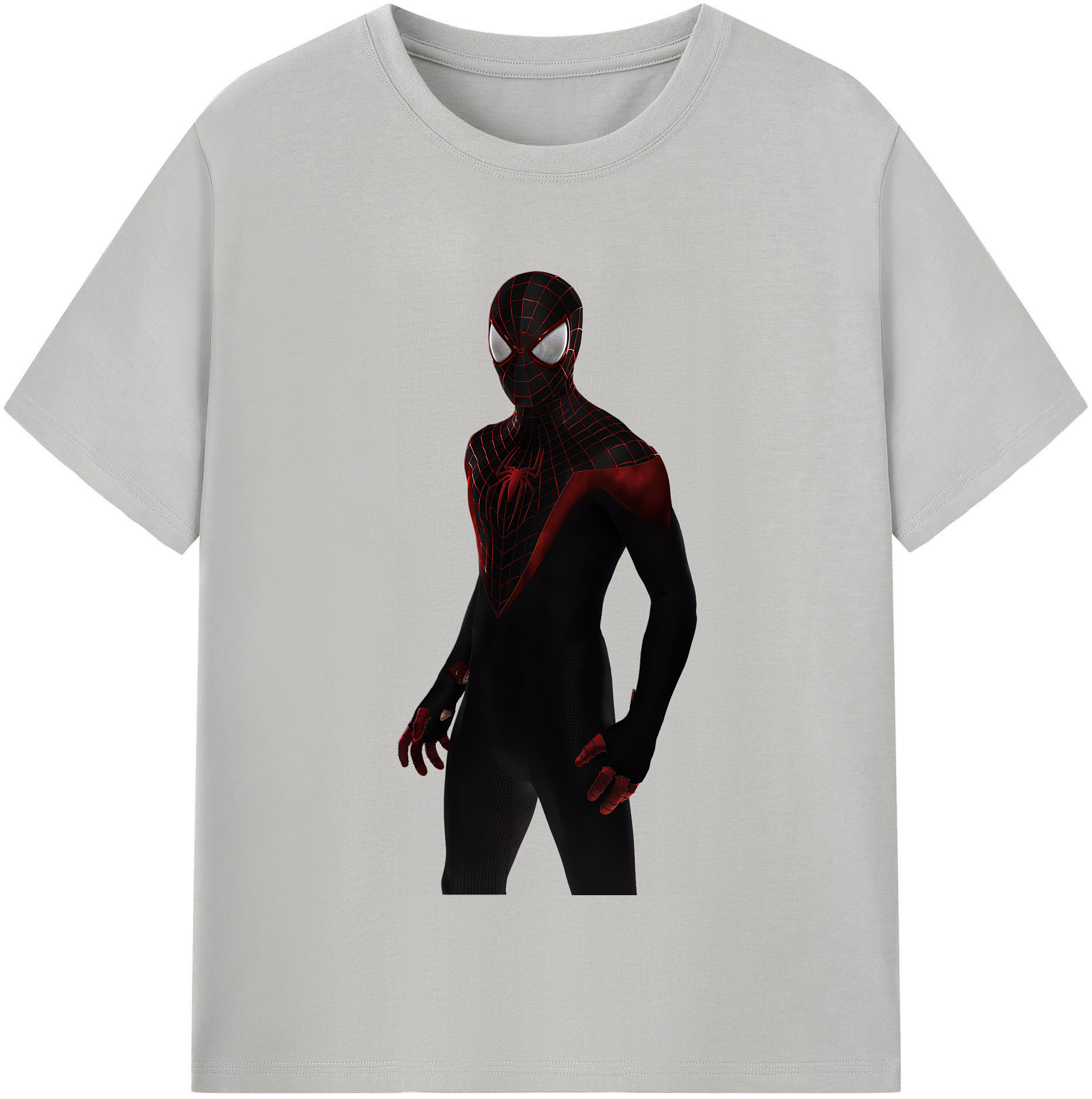 （画像用） Spider Man スパイダーマン 綿100％半袖Tシャツ（フロントプリント）