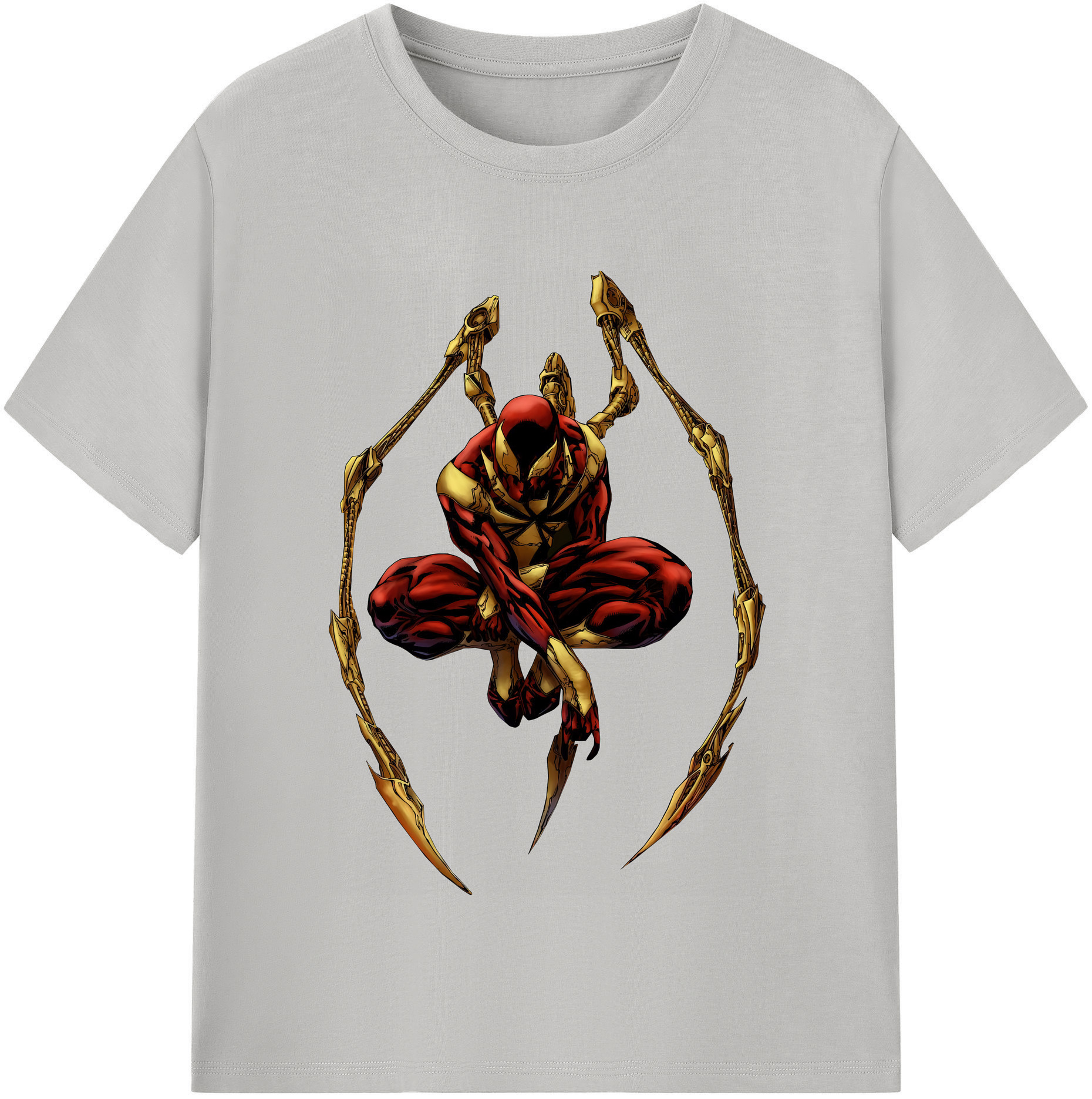 （画像用） Spider Man スパイダーマン 綿100％半袖Tシャツ（フロントプリント）