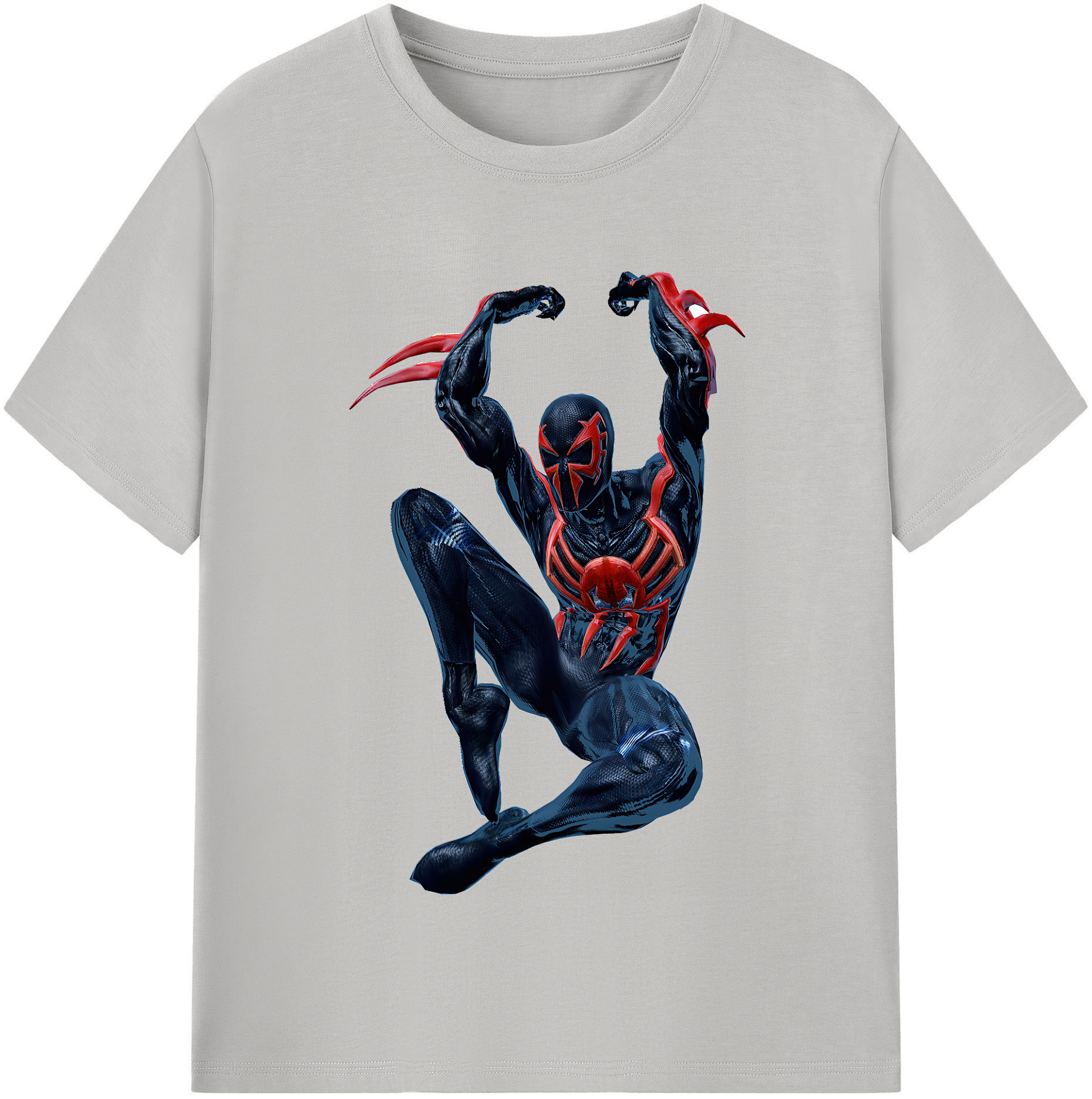 （画像用） Spider Man スパイダーマン 綿100％半袖Tシャツ（フロントプリント）
