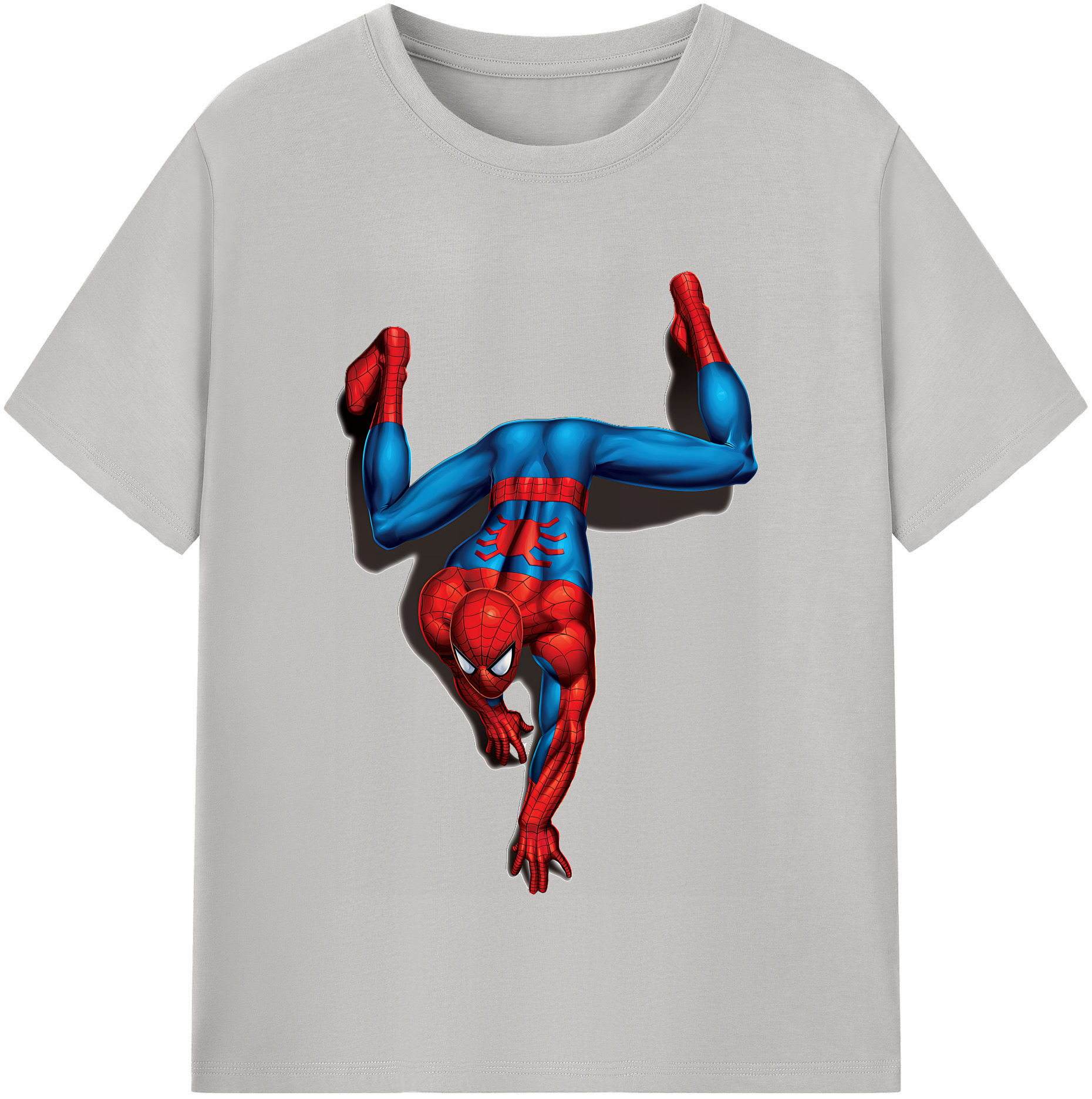 （画像用） Spider Man スパイダーマン 綿100％半袖Tシャツ（フロントプリント）