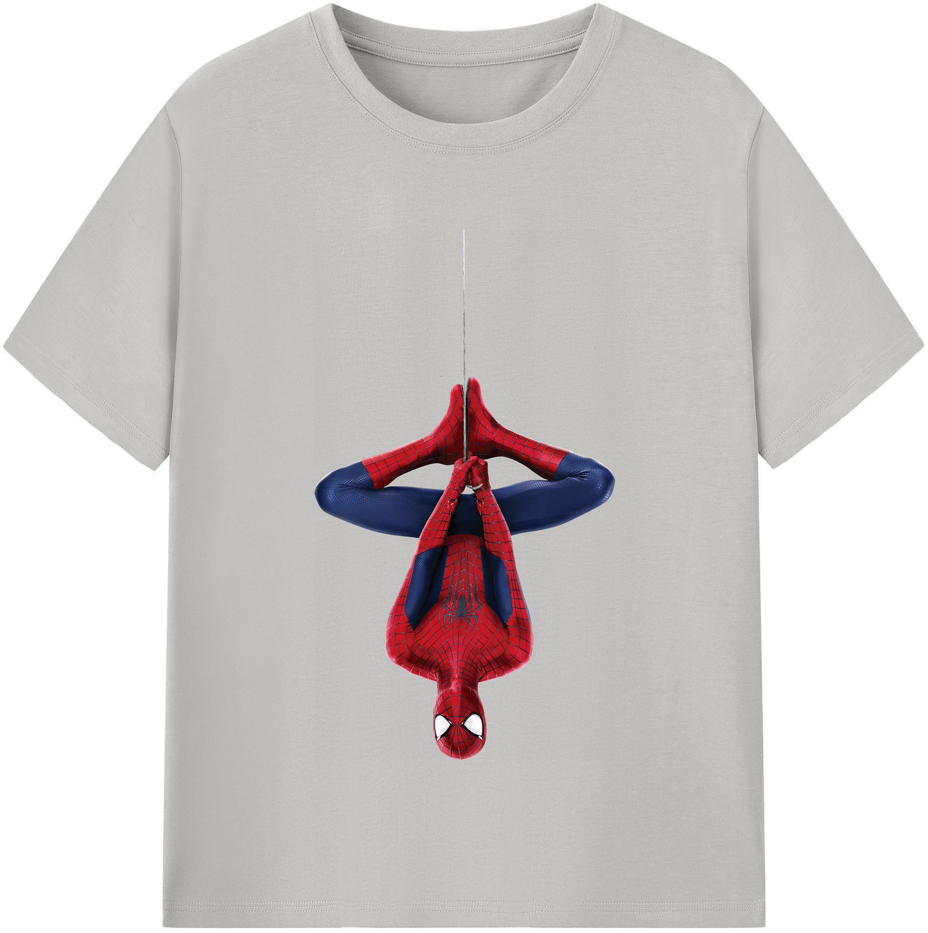 （画像用） Spider Man スパイダーマン 綿100％半袖Tシャツ（フロントプリント）