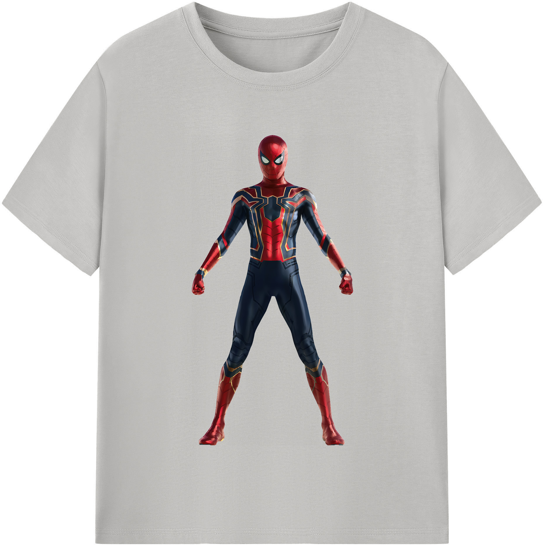 （画像用） Spider Man スパイダーマン 綿100％半袖Tシャツ（フロントプリント）