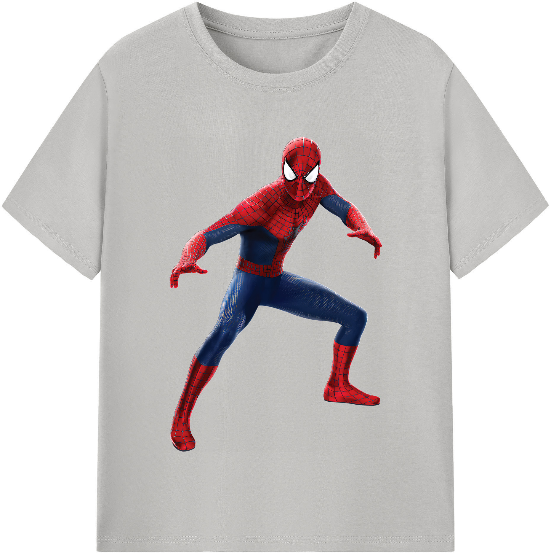 （画像用） Spider Man スパイダーマン 綿100％半袖Tシャツ（フロントプリント）