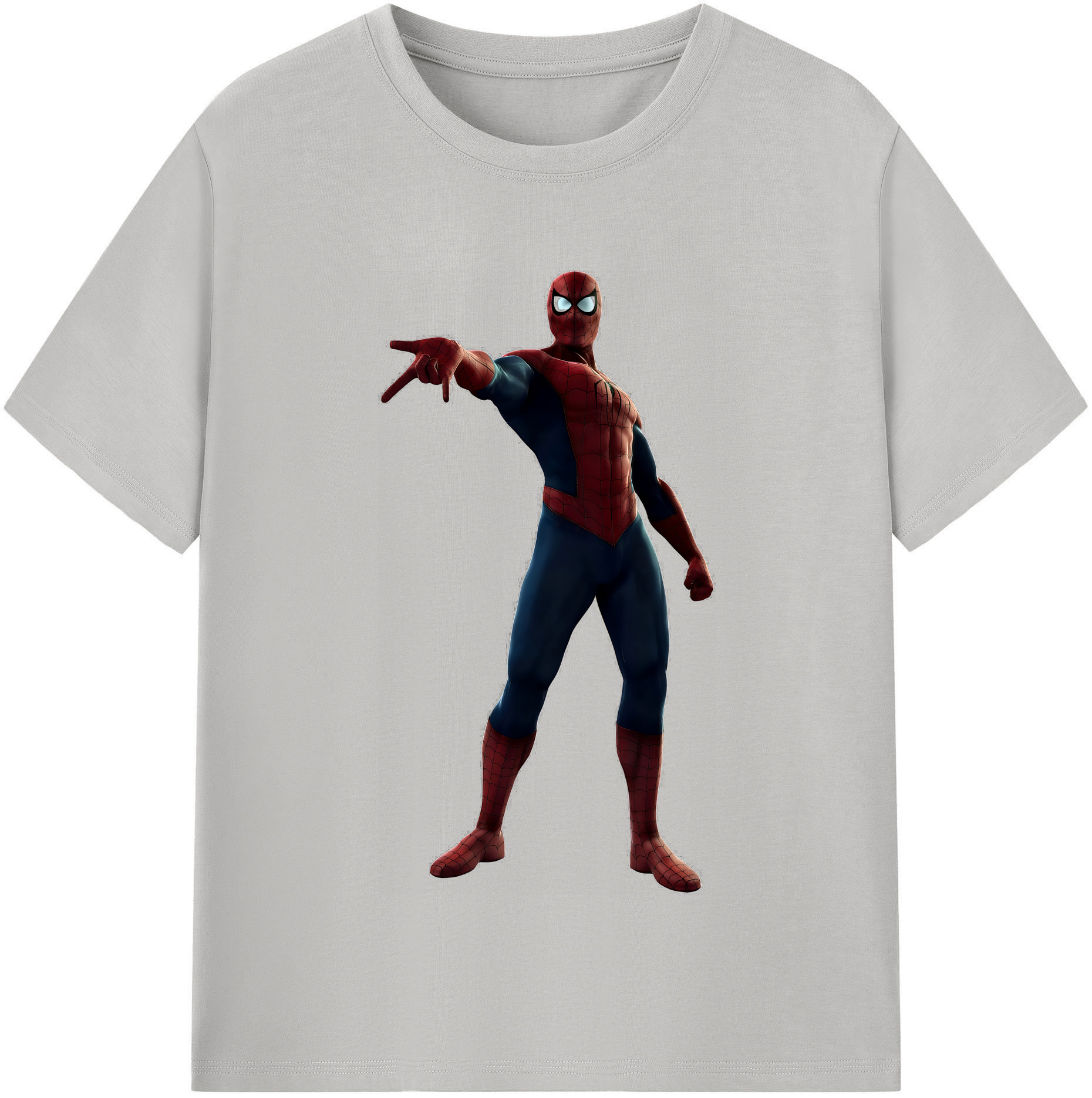 （画像用） Spider Man スパイダーマン 綿100％半袖Tシャツ（フロントプリント）