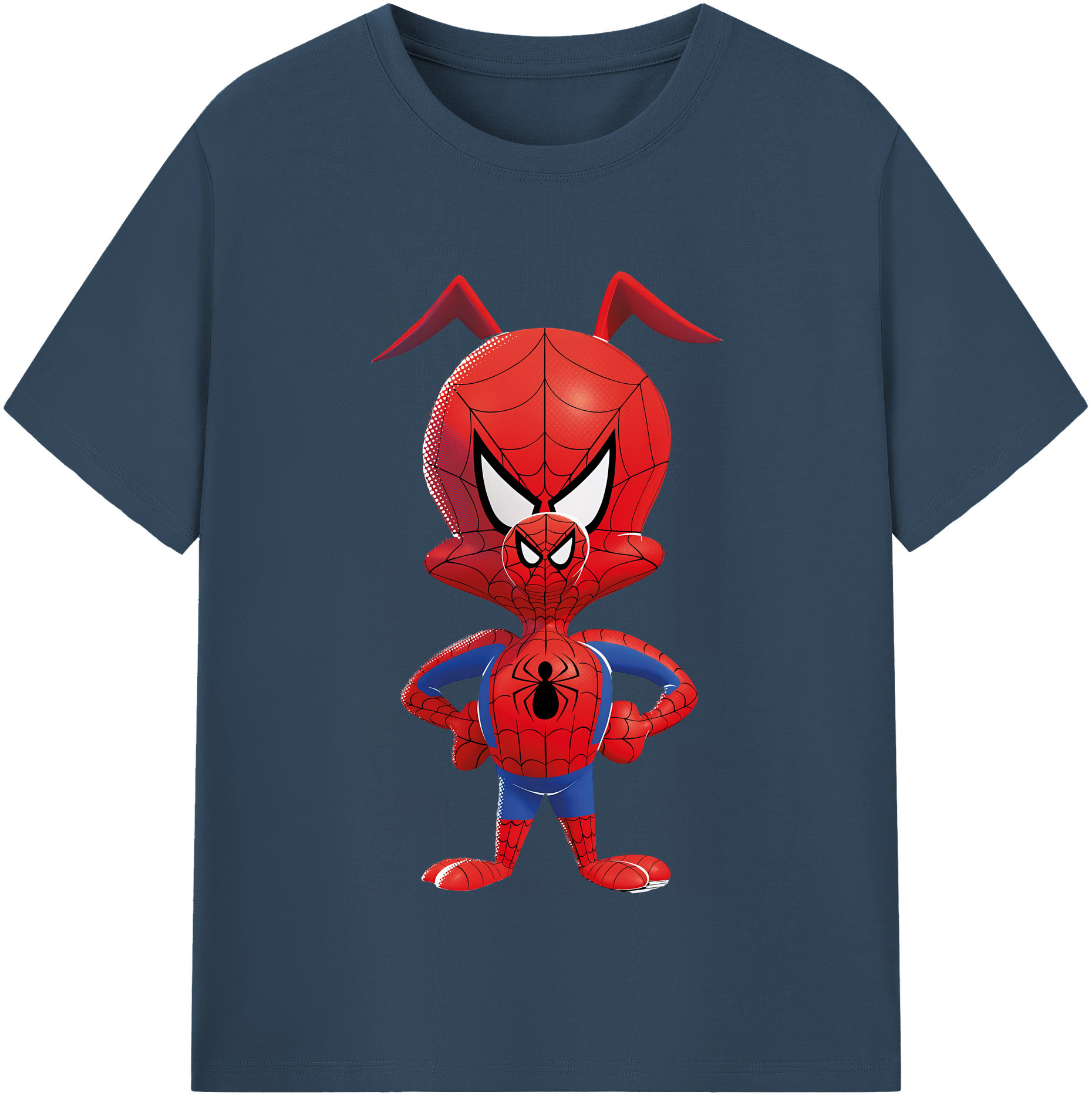 （画像用） Spider Man スパイダーマン 綿100％半袖Tシャツ（フロントプリント）