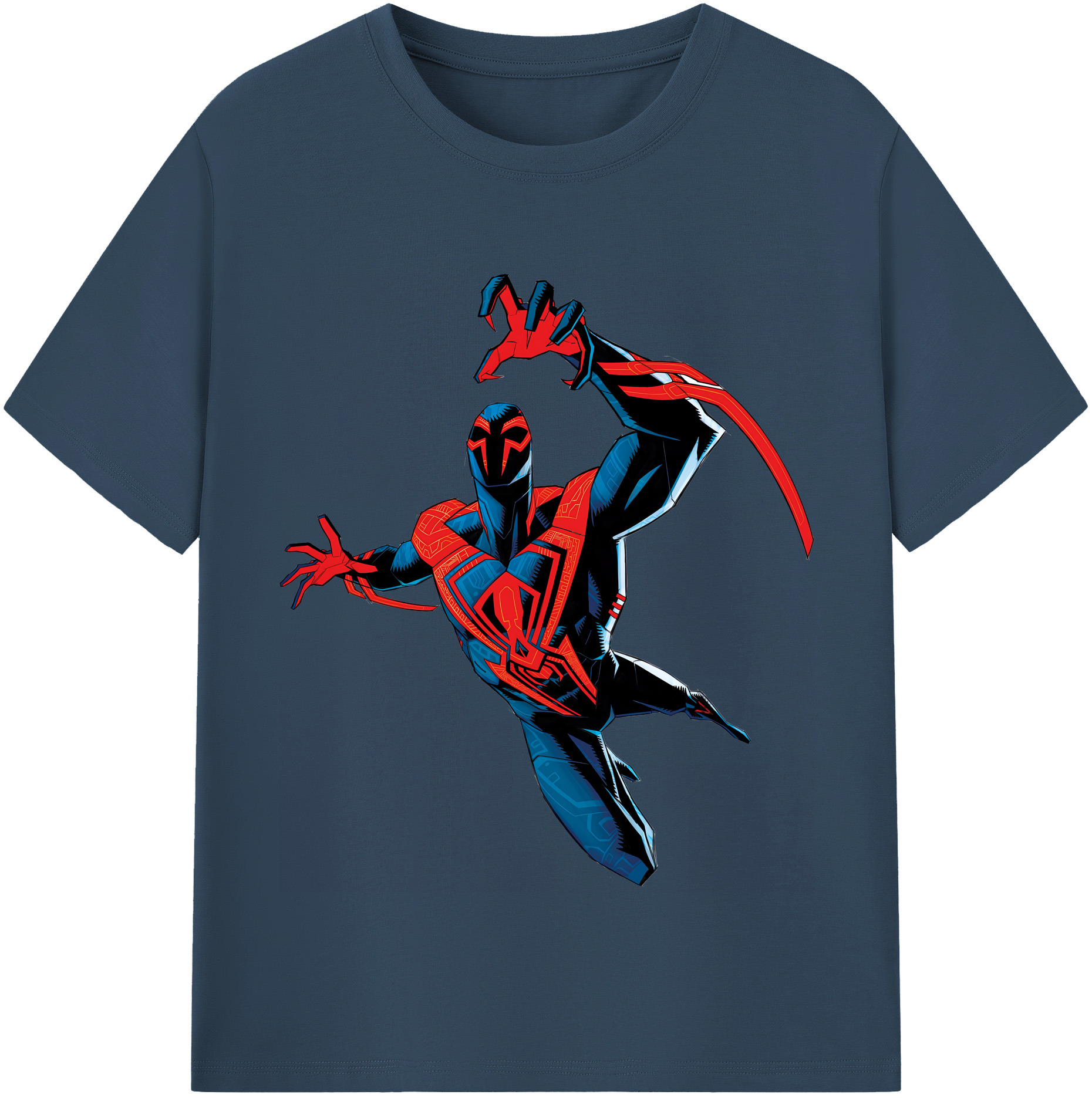 （画像用） Spider Man スパイダーマン 綿100％半袖Tシャツ（フロントプリント）
