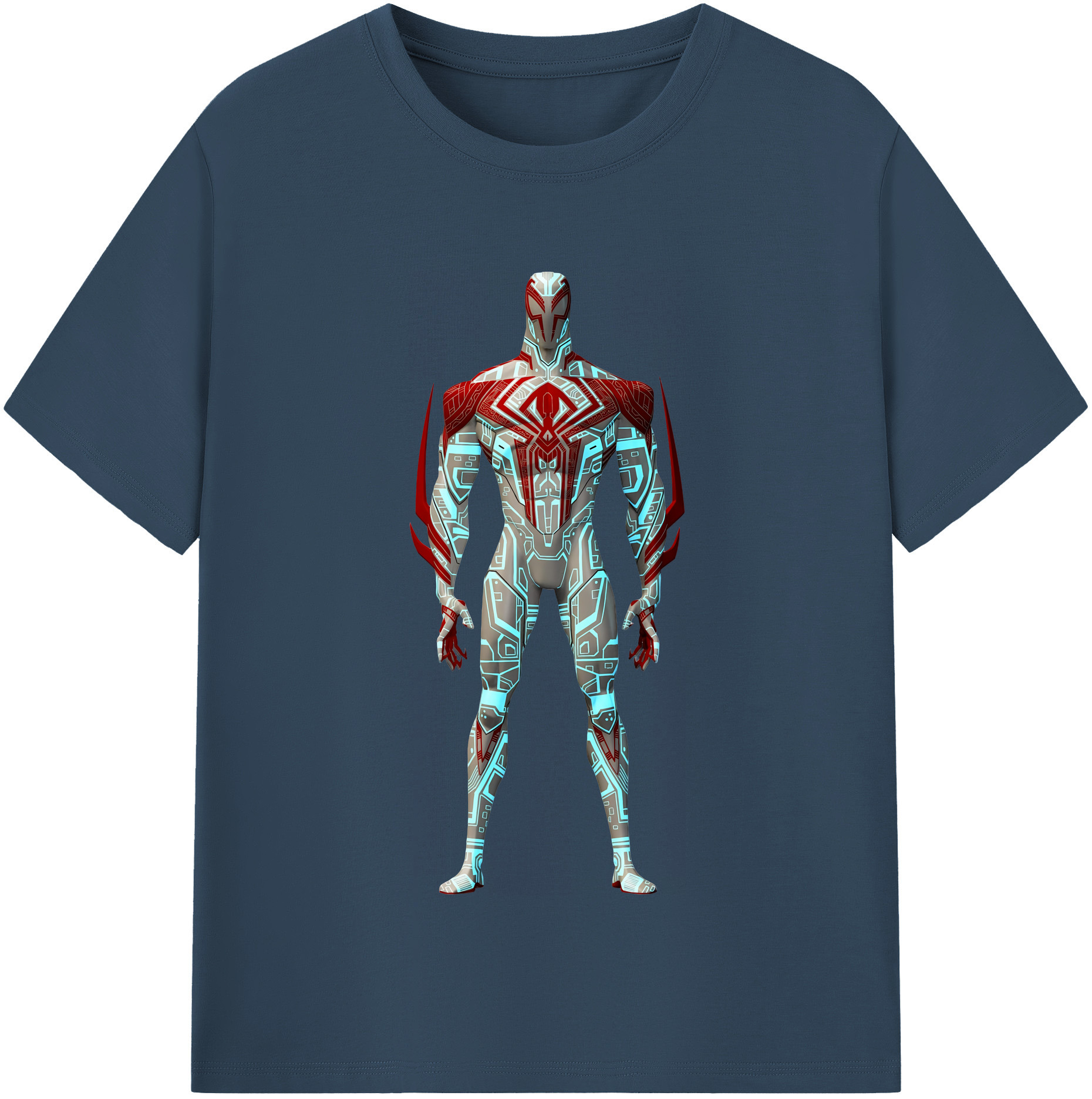 （画像用） Spider Man スパイダーマン 綿100％半袖Tシャツ（フロントプリント）
