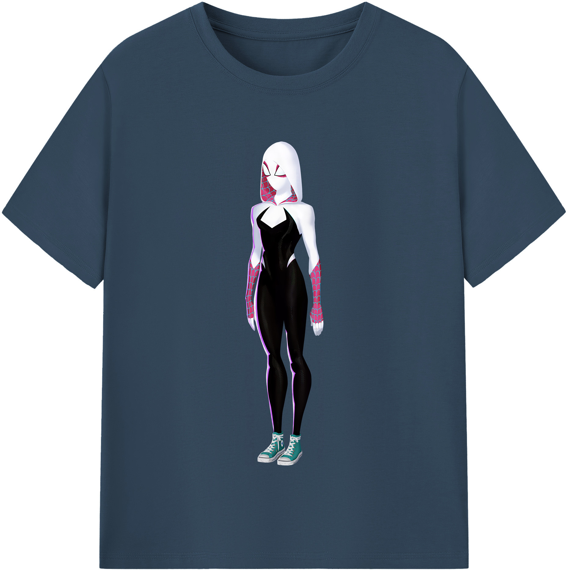 （画像用） Spider Man スパイダーマン 綿100％半袖Tシャツ（フロントプリント）