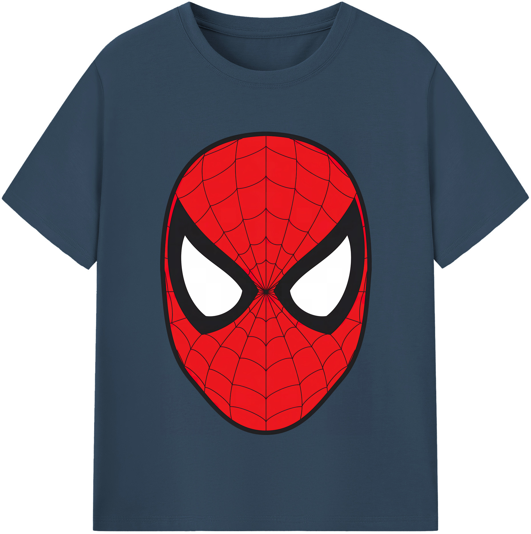 （画像用） Spider Man スパイダーマン 綿100％半袖Tシャツ（フロントプリント）