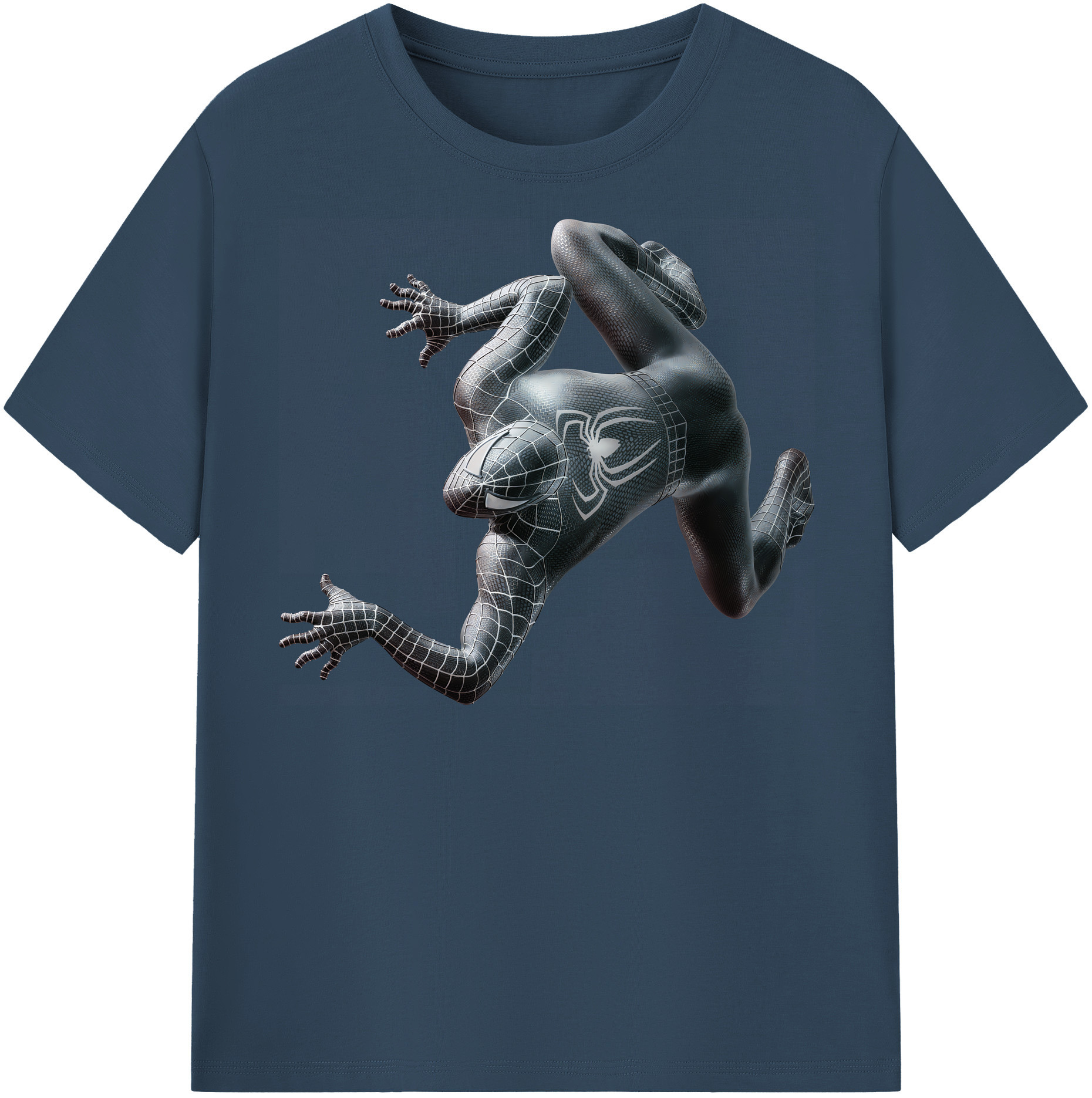 （画像用） Spider Man スパイダーマン 綿100％半袖Tシャツ（フロントプリント）