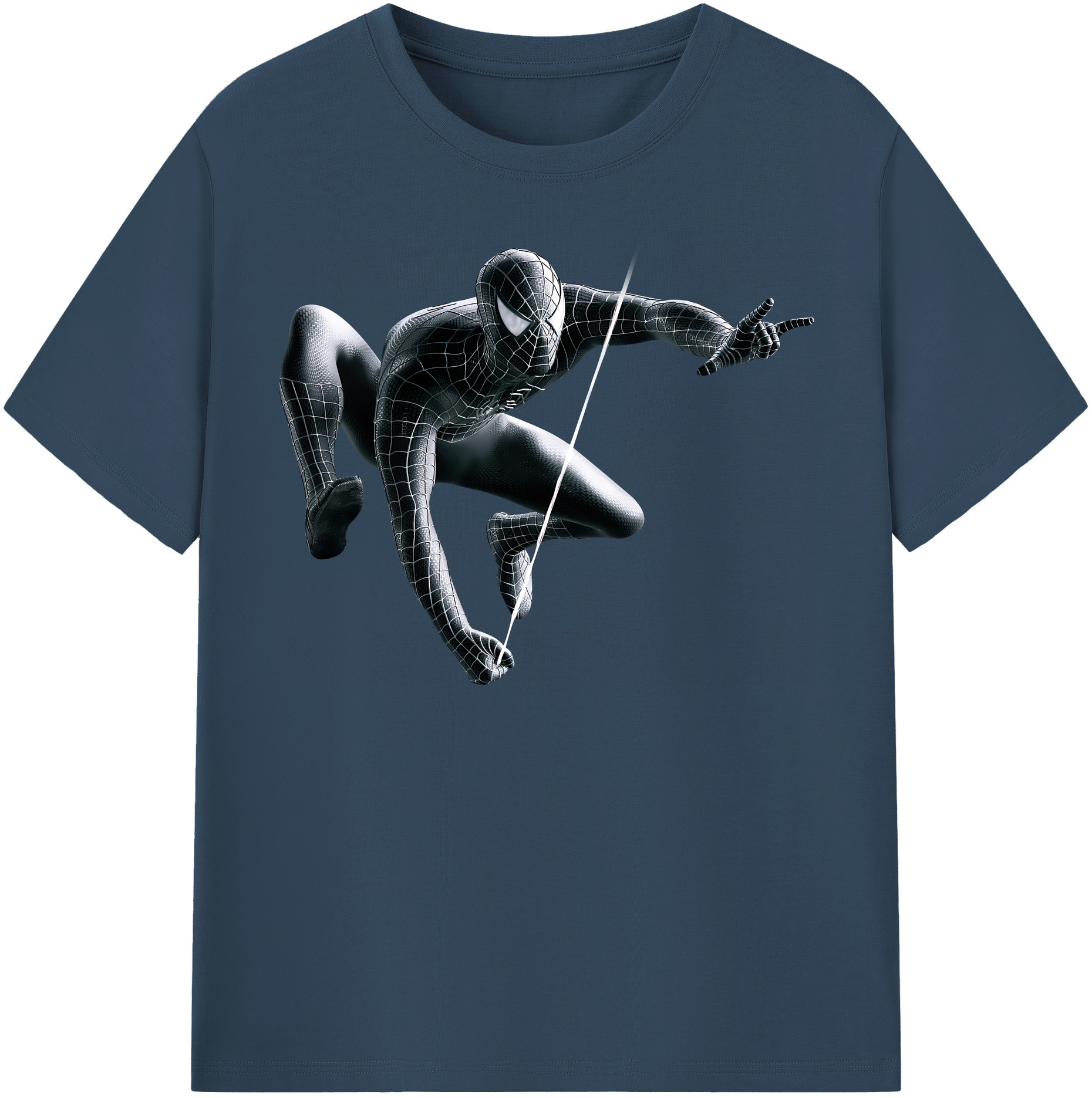 （画像用） Spider Man スパイダーマン 綿100％半袖Tシャツ（フロントプリント）