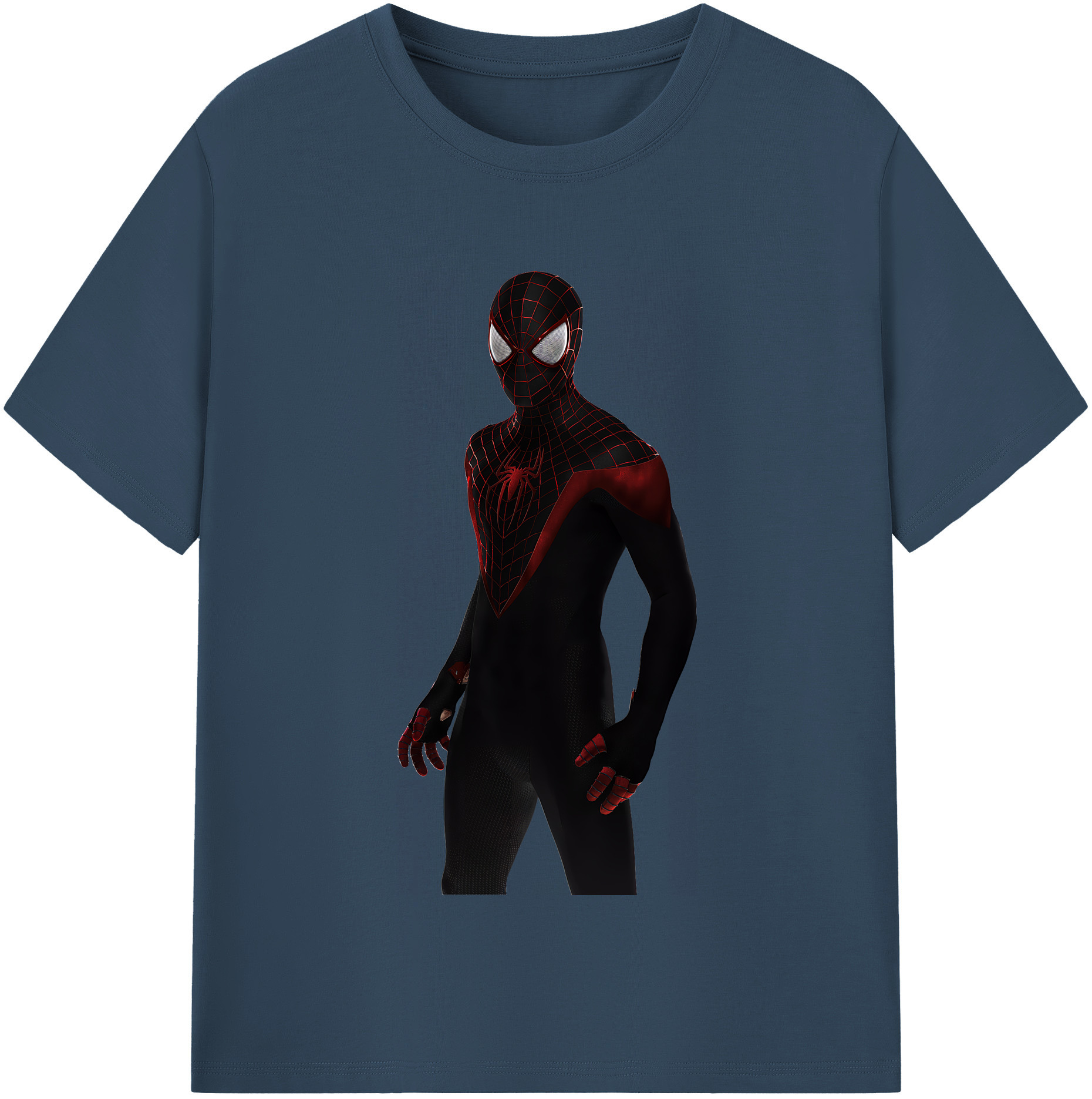 （画像用） Spider Man スパイダーマン 綿100％半袖Tシャツ（フロントプリント）