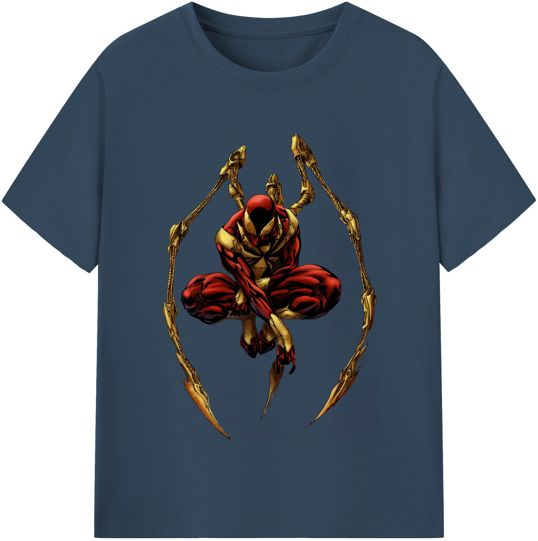 （画像用） Spider Man スパイダーマン 綿100％半袖Tシャツ（フロントプリント）