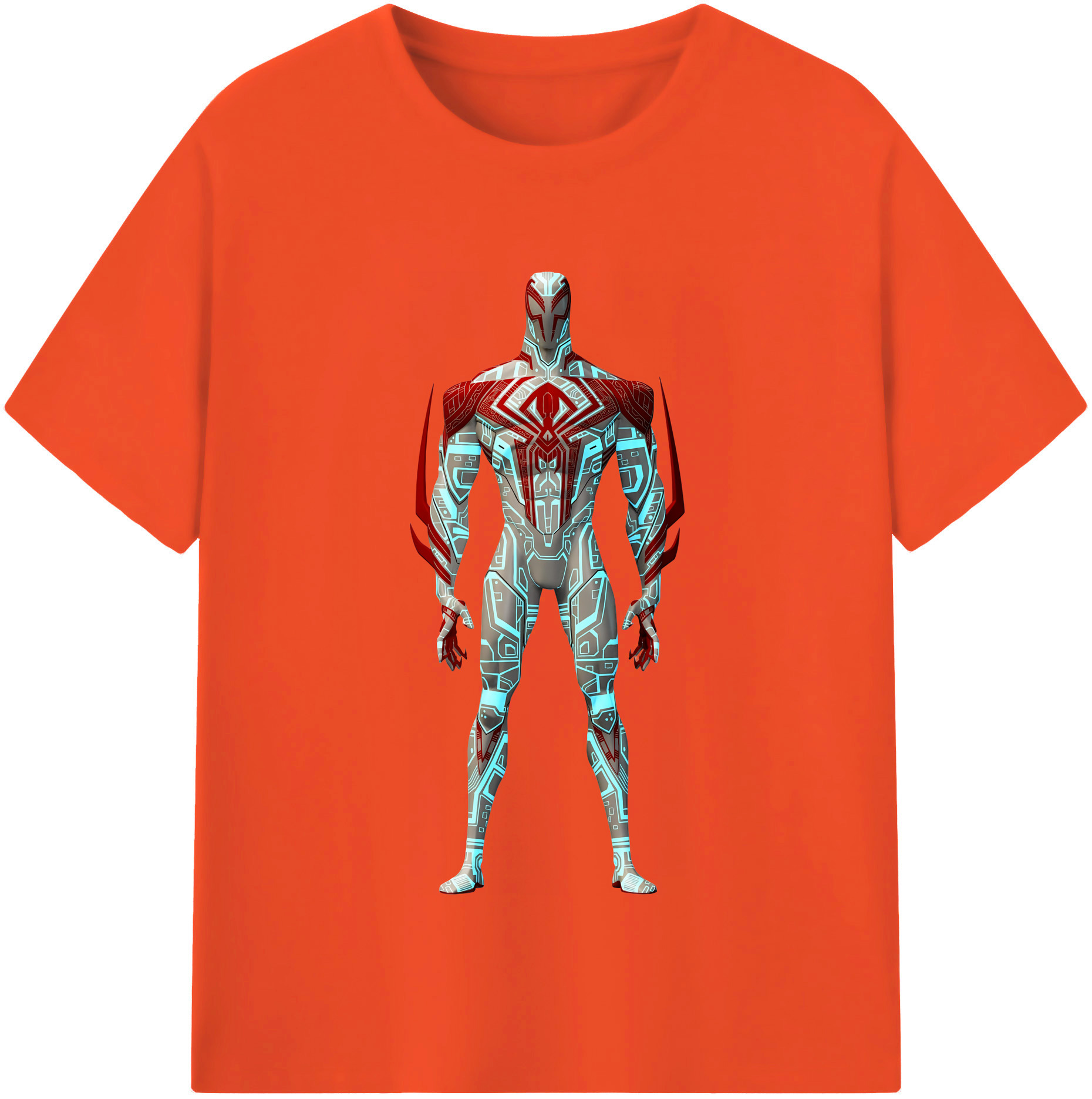 （画像用） Spider Man スパイダーマン 綿100％半袖Tシャツ（フロントプリント）