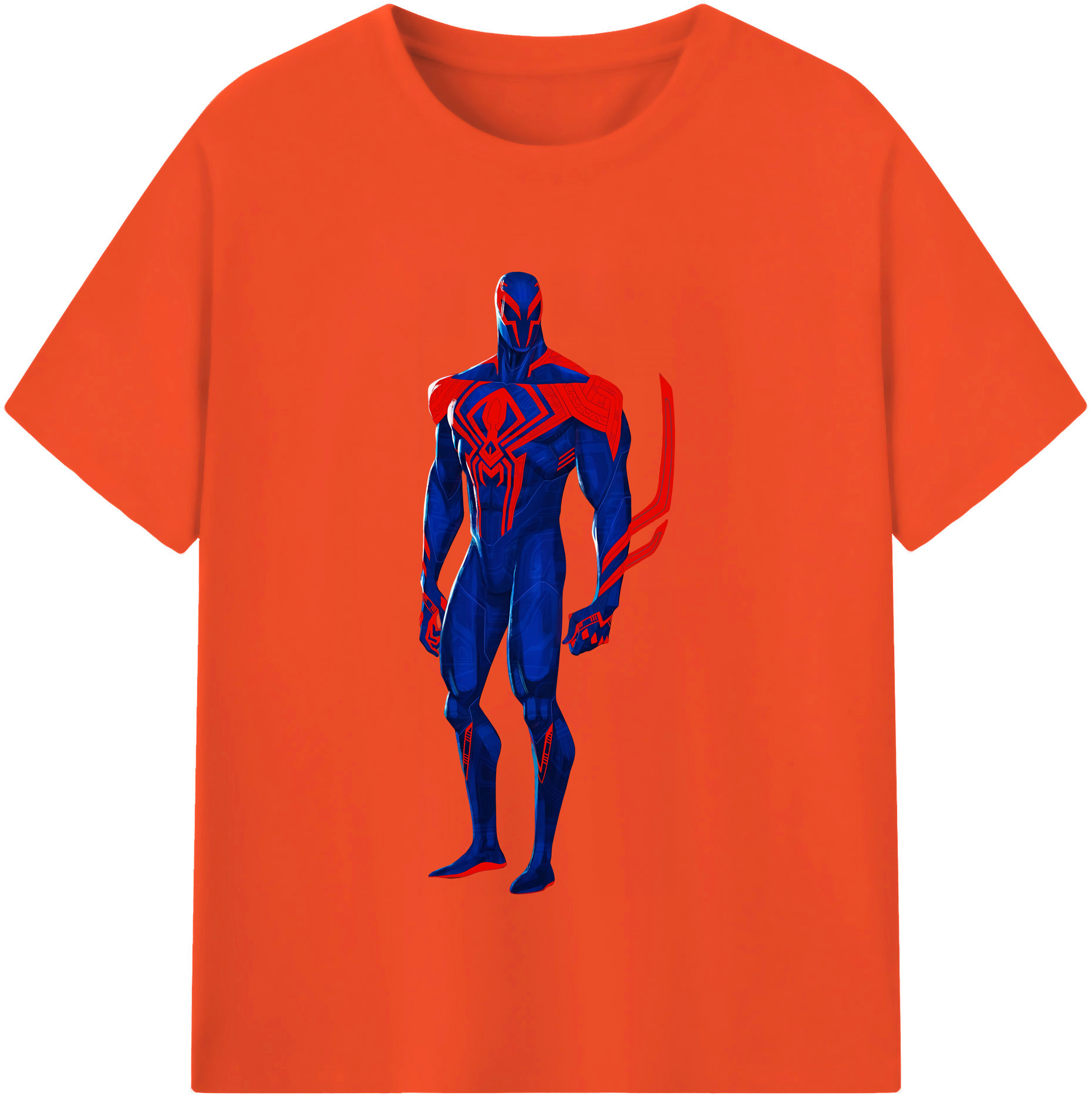 （画像用） Spider Man スパイダーマン 綿100％半袖Tシャツ（フロントプリント）