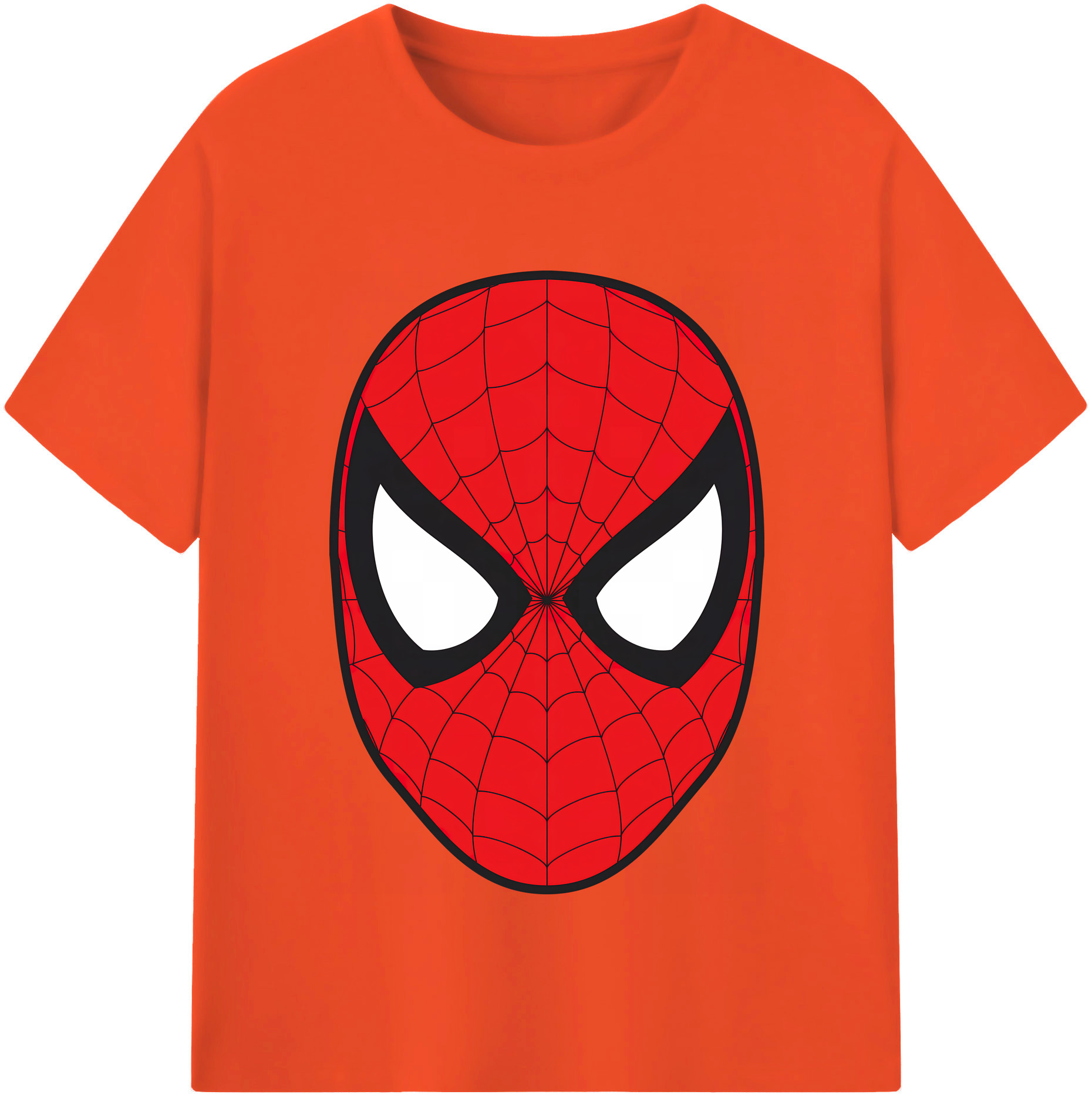 （画像用） Spider Man スパイダーマン 綿100％半袖Tシャツ（フロントプリント）