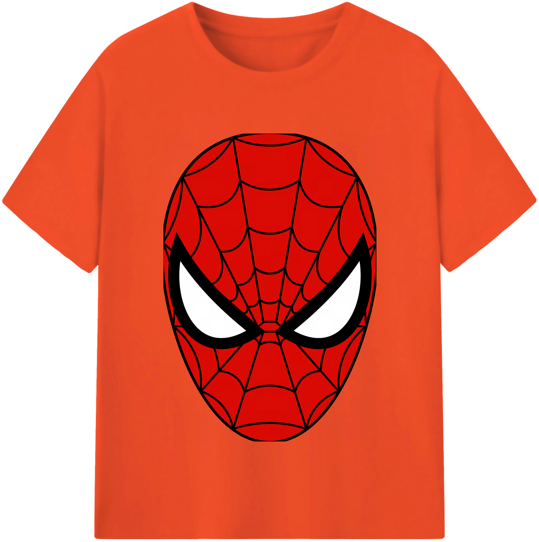 （画像用） Spider Man スパイダーマン 綿100％半袖Tシャツ（フロントプリント）