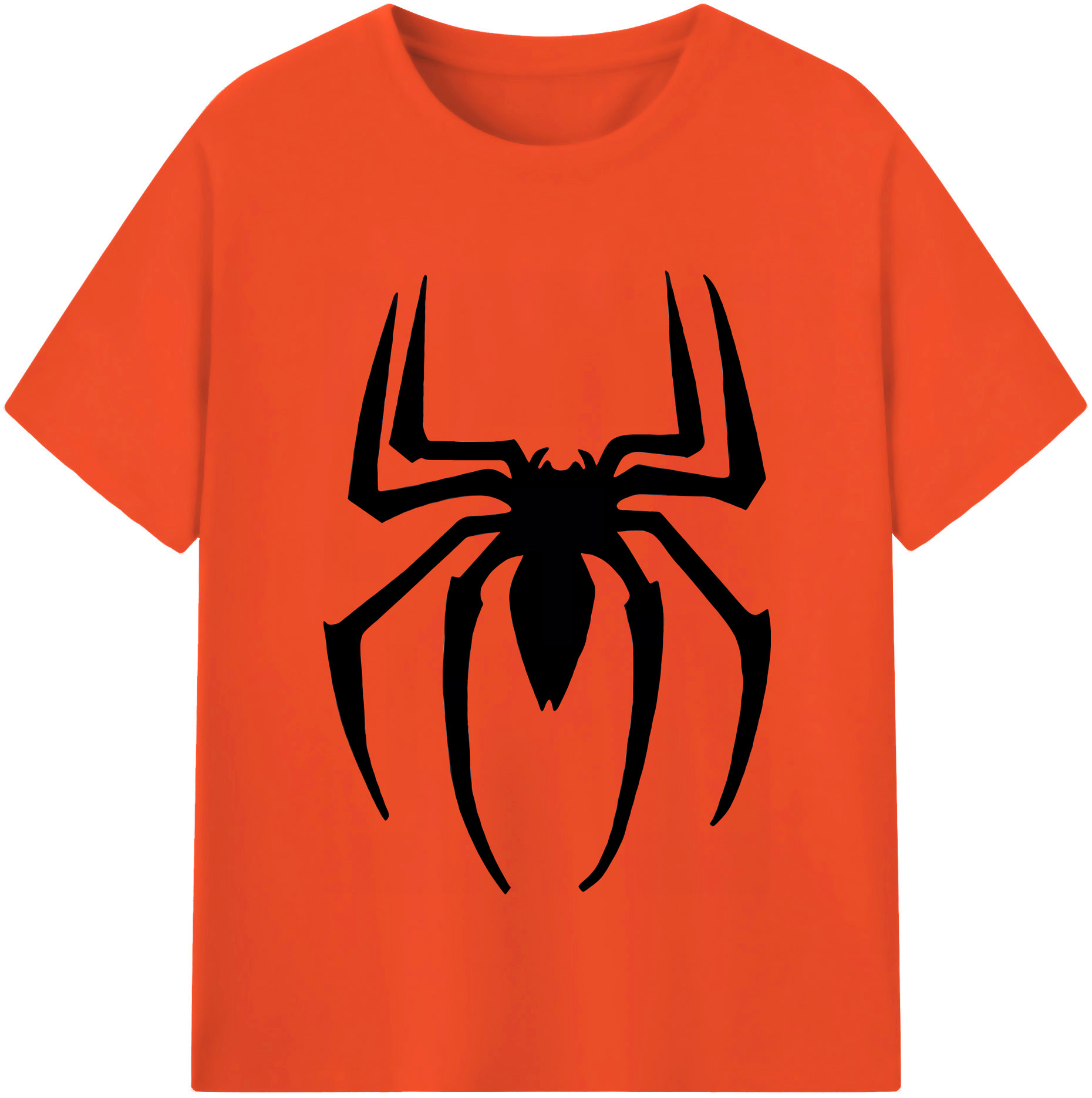 （画像用） Spider Man スパイダーマン 綿100％半袖Tシャツ（フロントプリント）