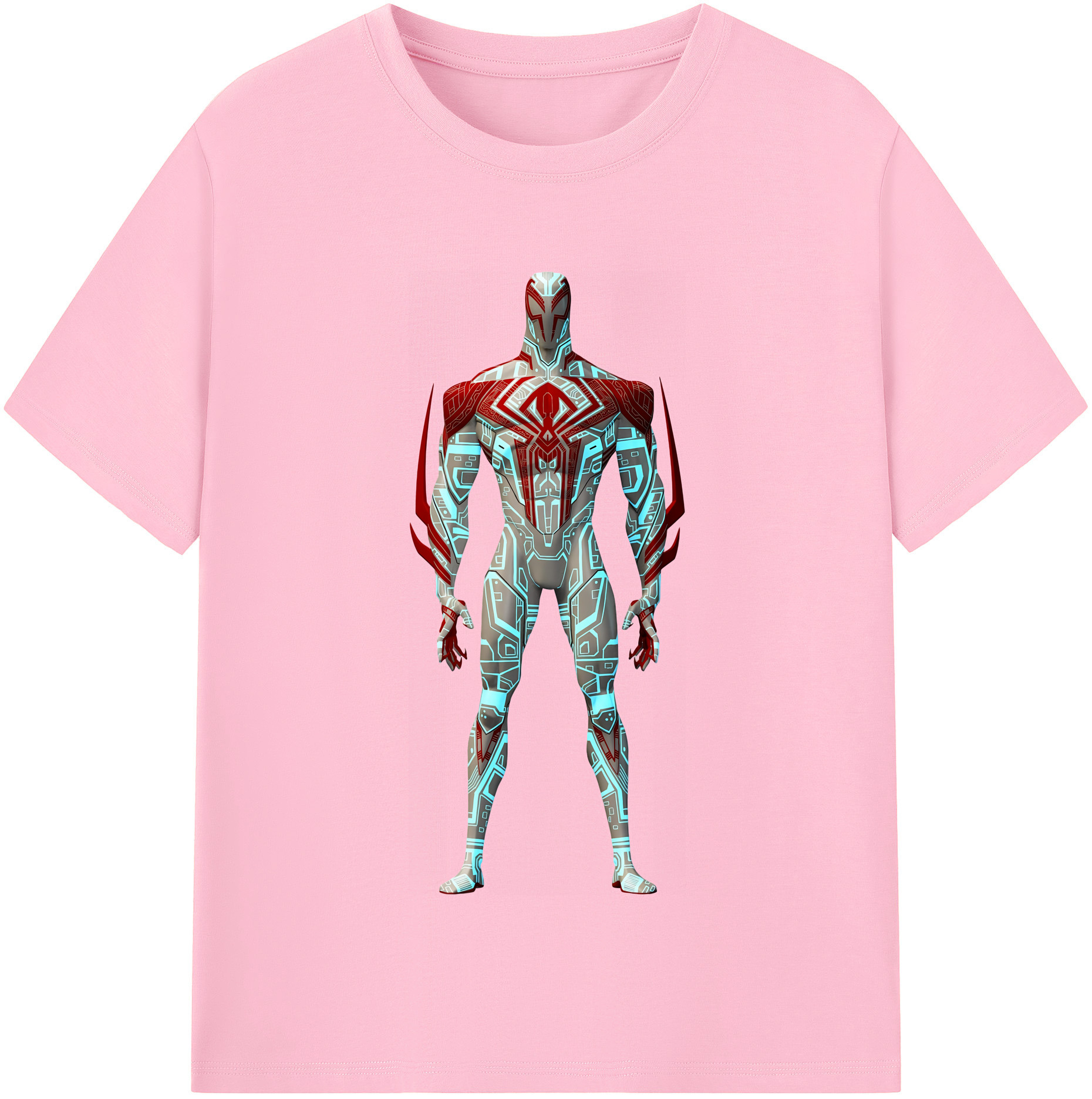 （画像用） Spider Man スパイダーマン 綿100％半袖Tシャツ（フロントプリント）