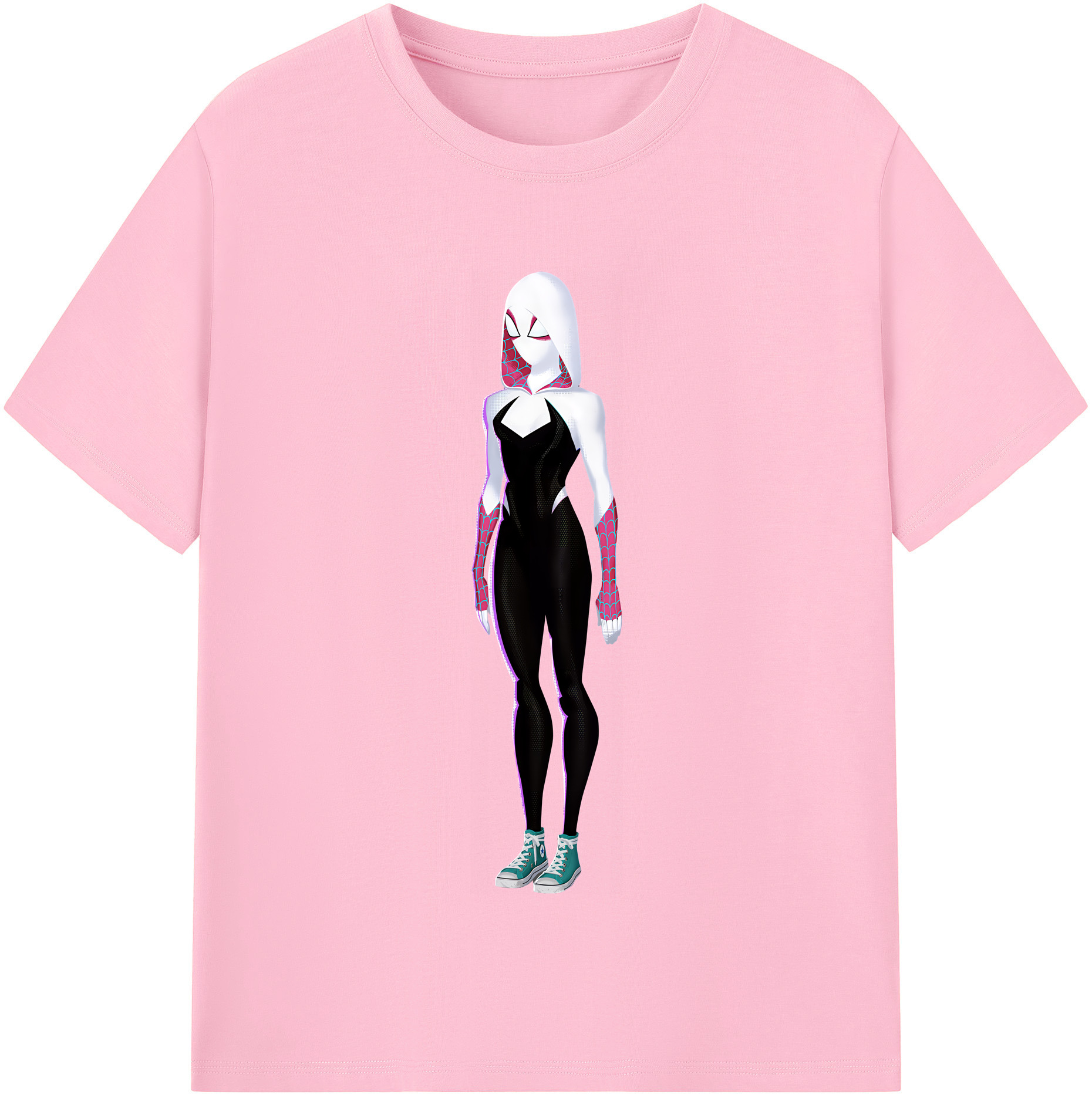 （画像用） Spider Man スパイダーマン 綿100％半袖Tシャツ（フロントプリント）