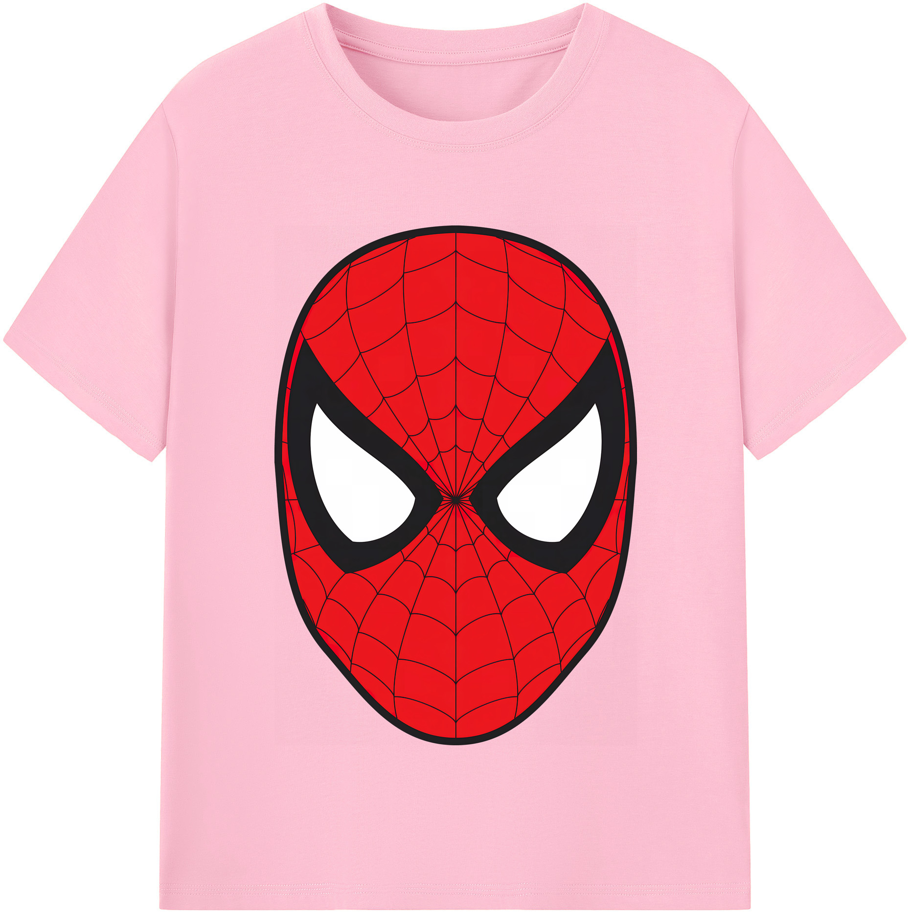 （画像用） Spider Man スパイダーマン 綿100％半袖Tシャツ（フロントプリント）