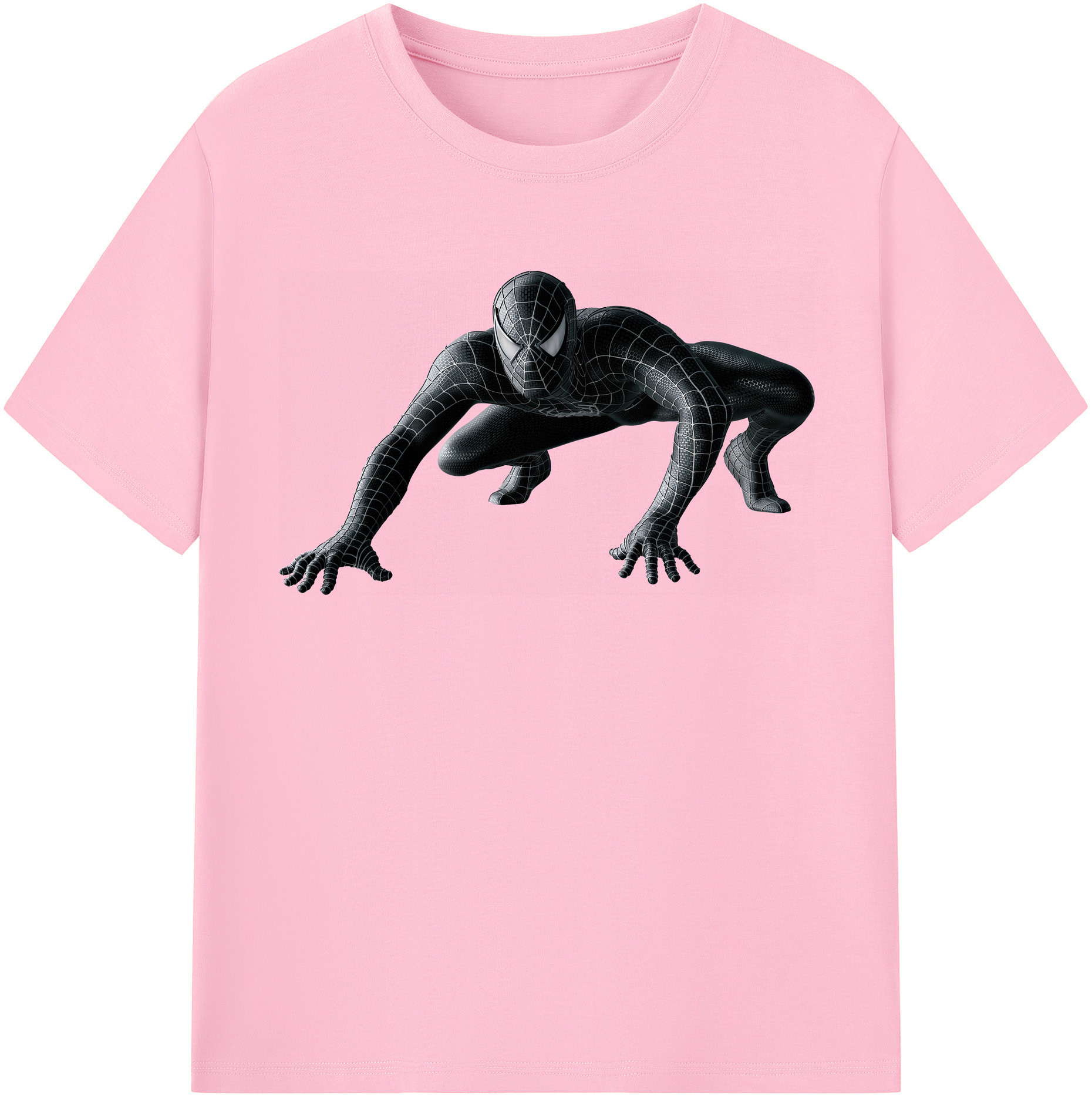 （画像用） Spider Man スパイダーマン 綿100％半袖Tシャツ（フロントプリント）