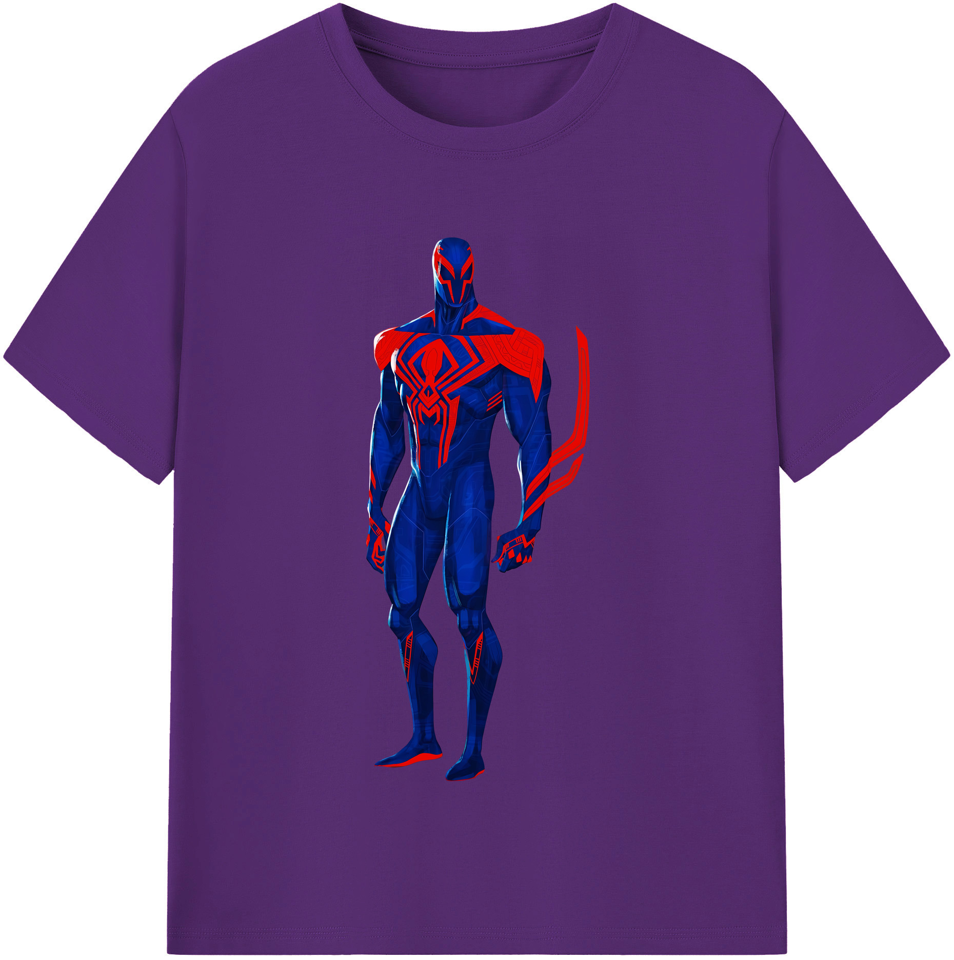 （画像用） Spider Man スパイダーマン 綿100％半袖Tシャツ（フロントプリント）