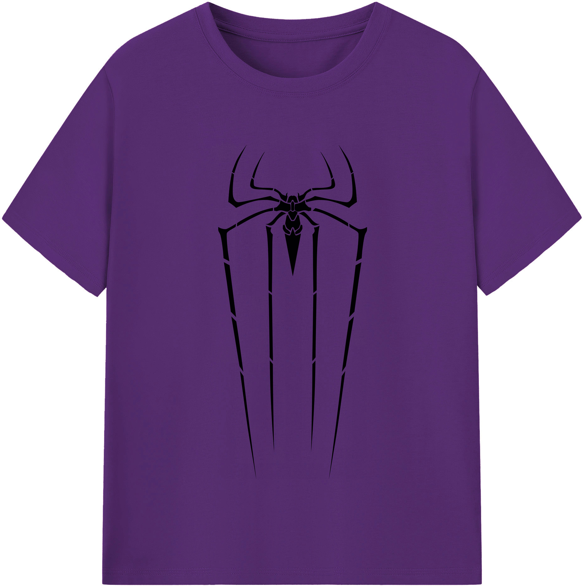 （画像用） Spider Man スパイダーマン 綿100％半袖Tシャツ（フロントプリント）