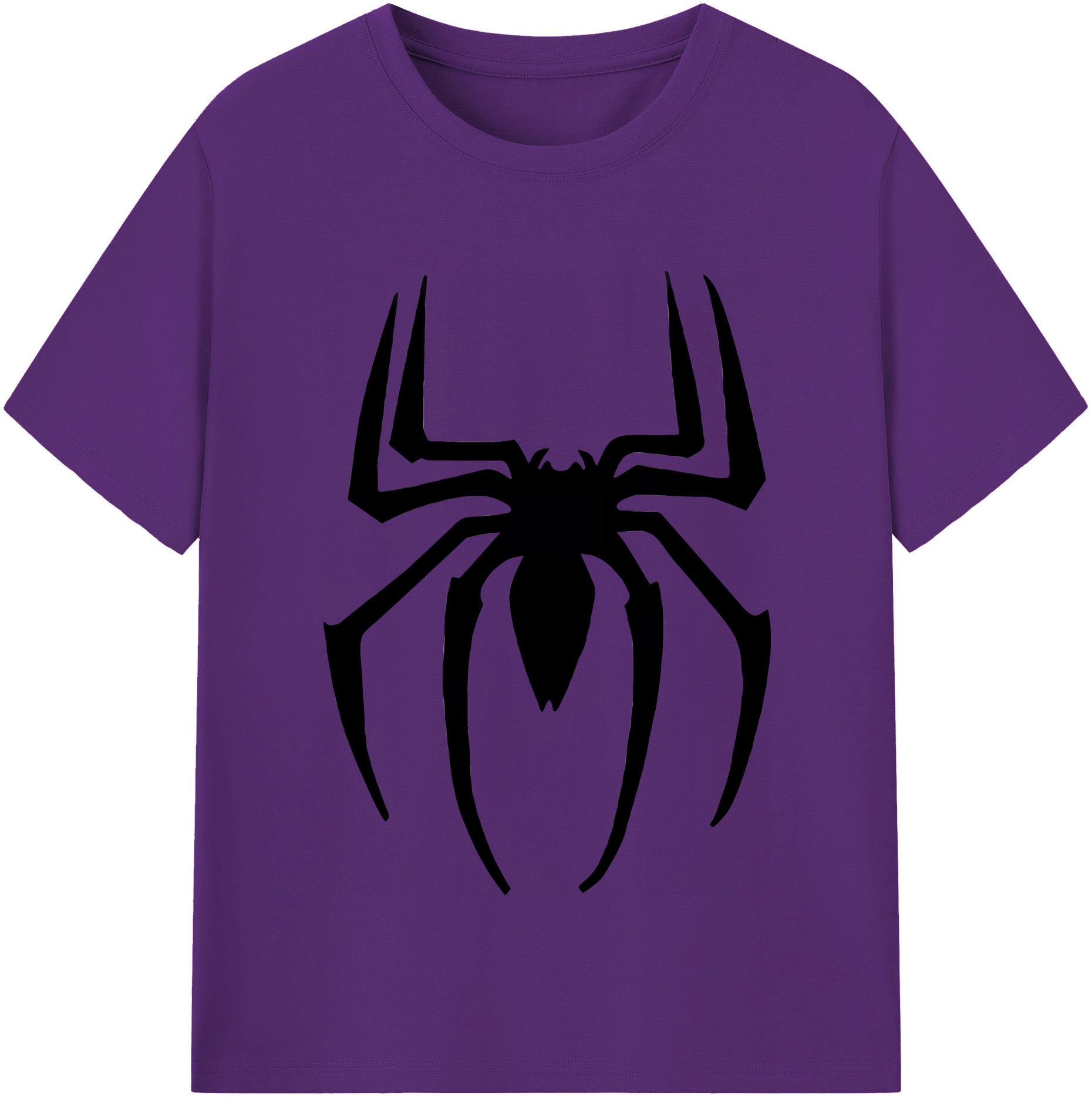 （画像用） Spider Man スパイダーマン 綿100％半袖Tシャツ（フロントプリント）