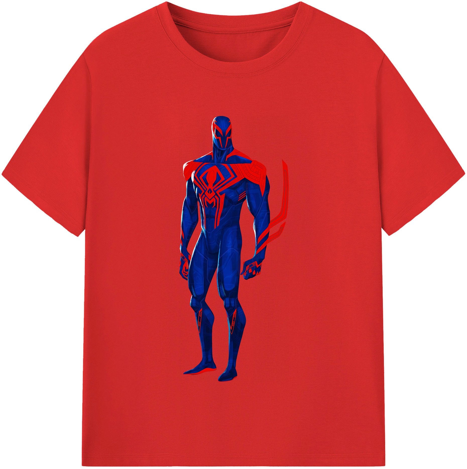 （画像用） Spider Man スパイダーマン 綿100％半袖Tシャツ（フロントプリント）