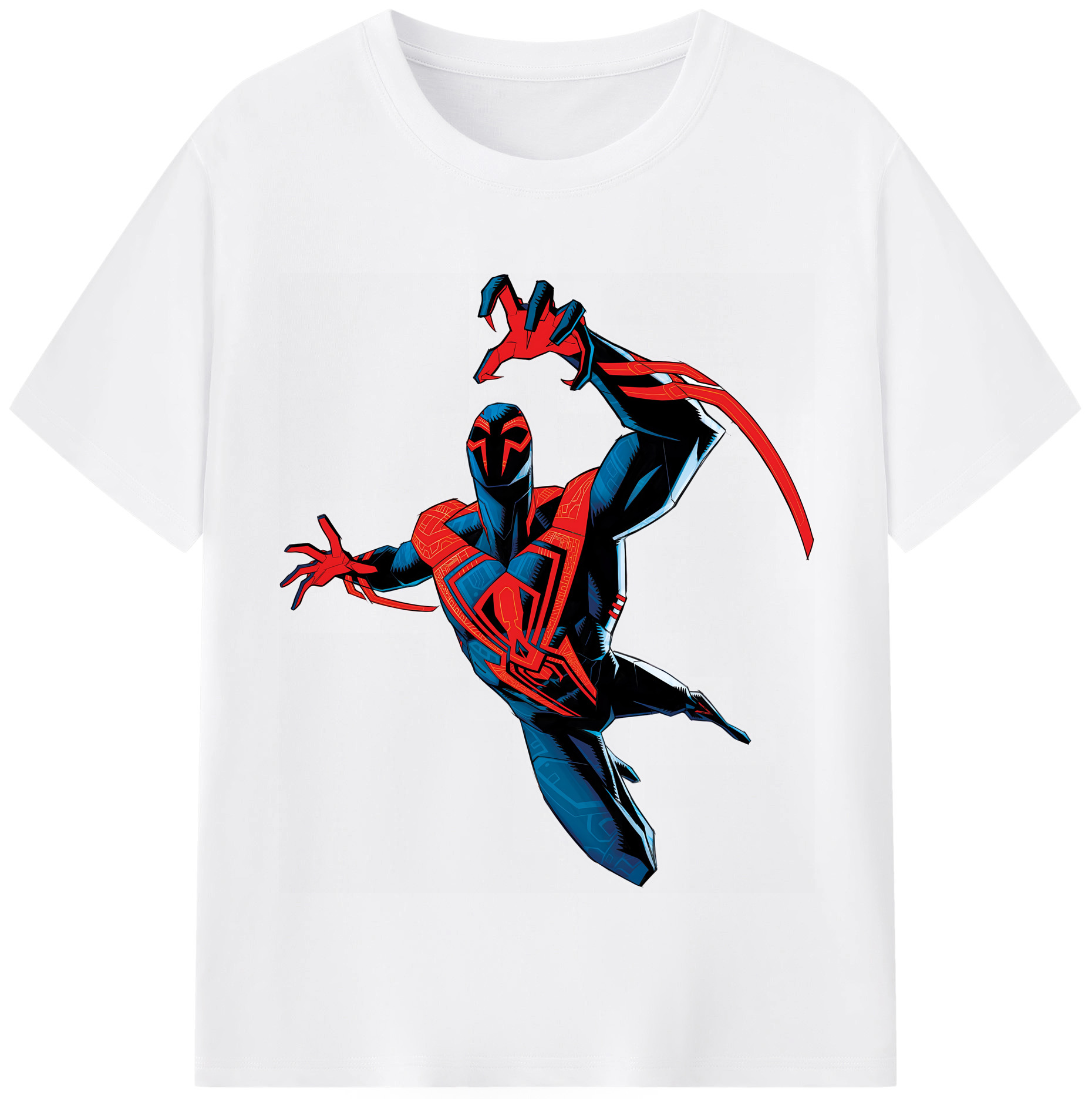 （画像用） Spider Man スパイダーマン 綿100％半袖Tシャツ（フロントプリント）