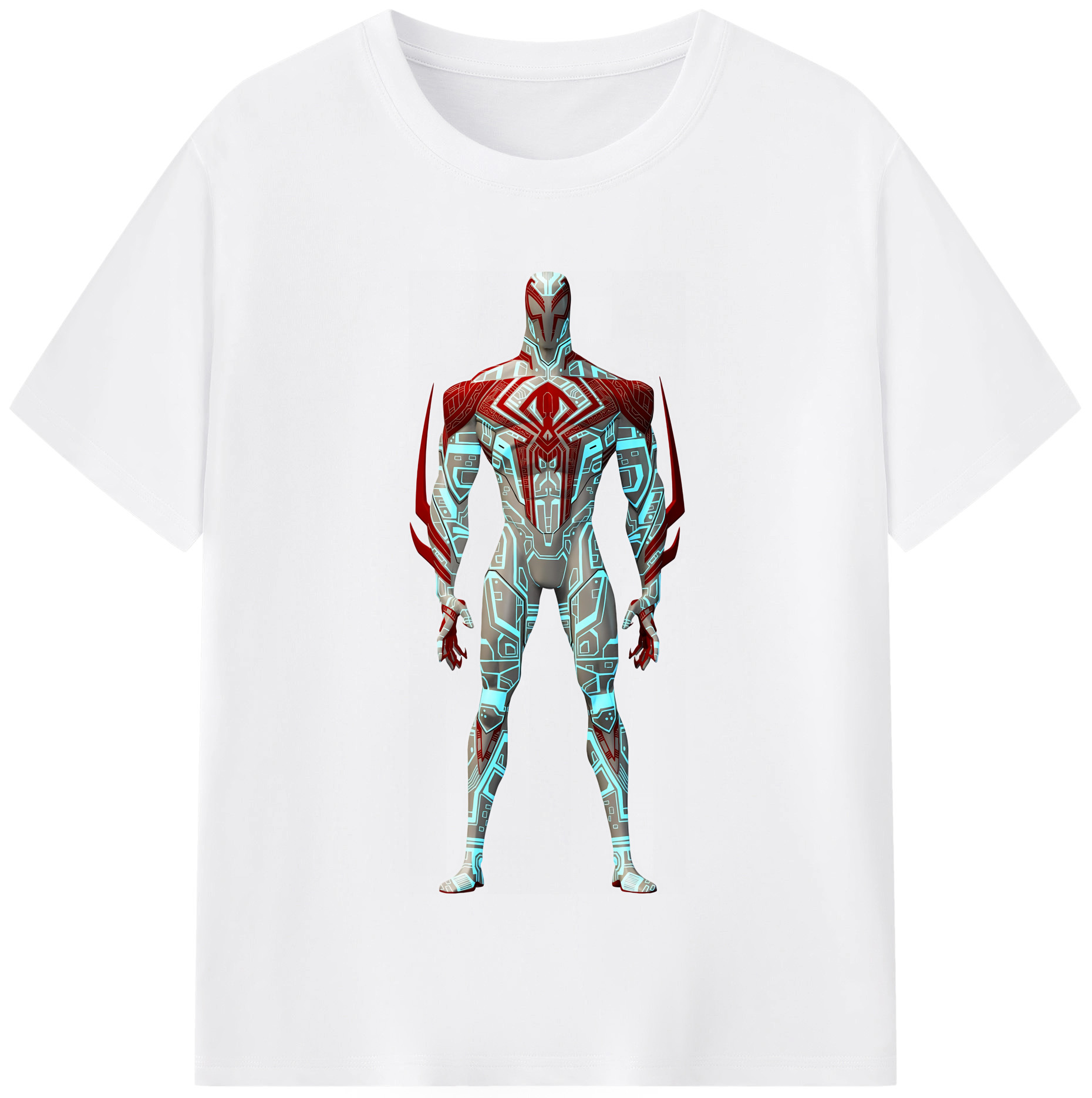 （画像用） Spider Man スパイダーマン 綿100％半袖Tシャツ（フロントプリント）
