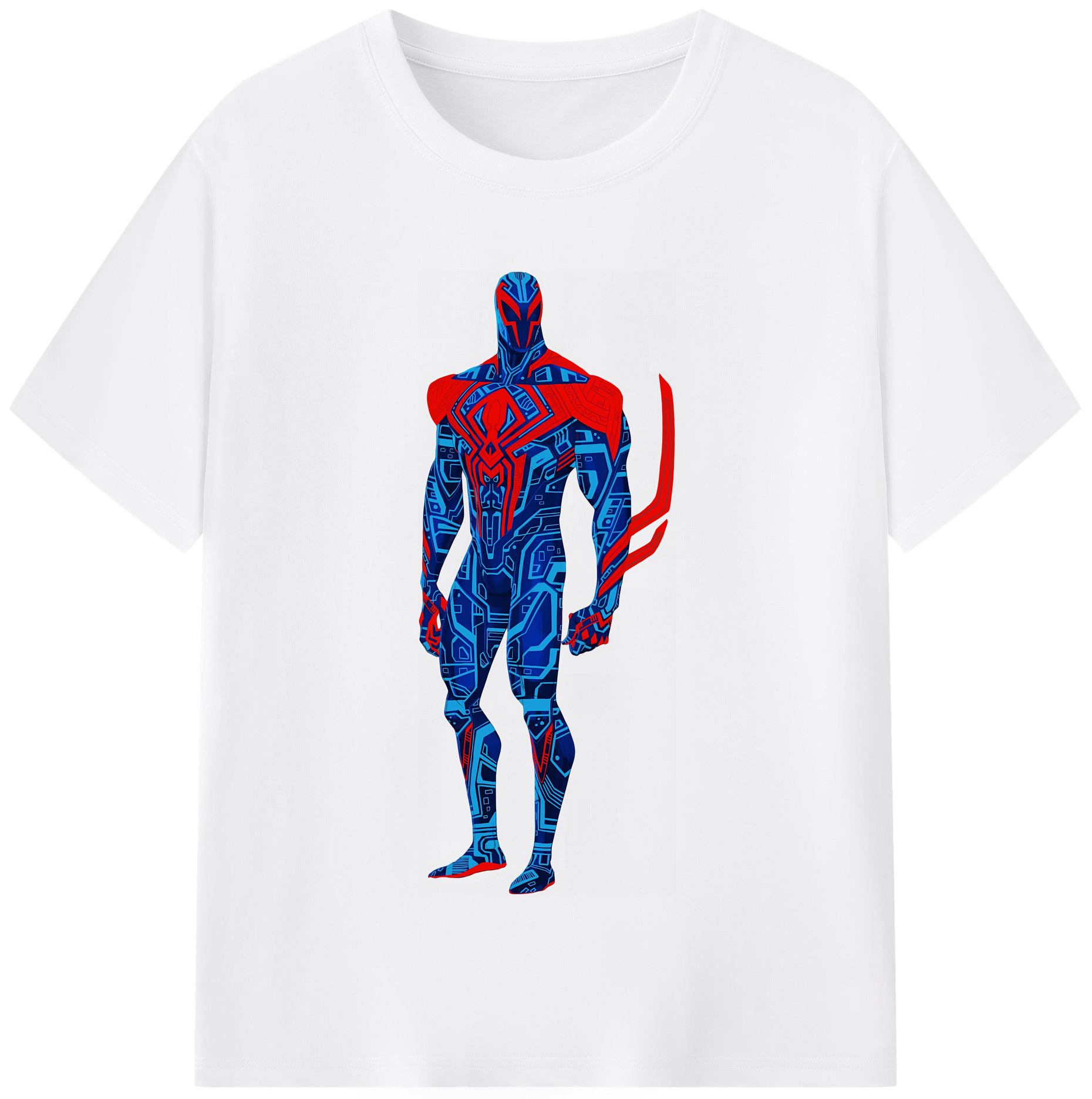 （画像用） Spider Man スパイダーマン 綿100％半袖Tシャツ（フロントプリント）