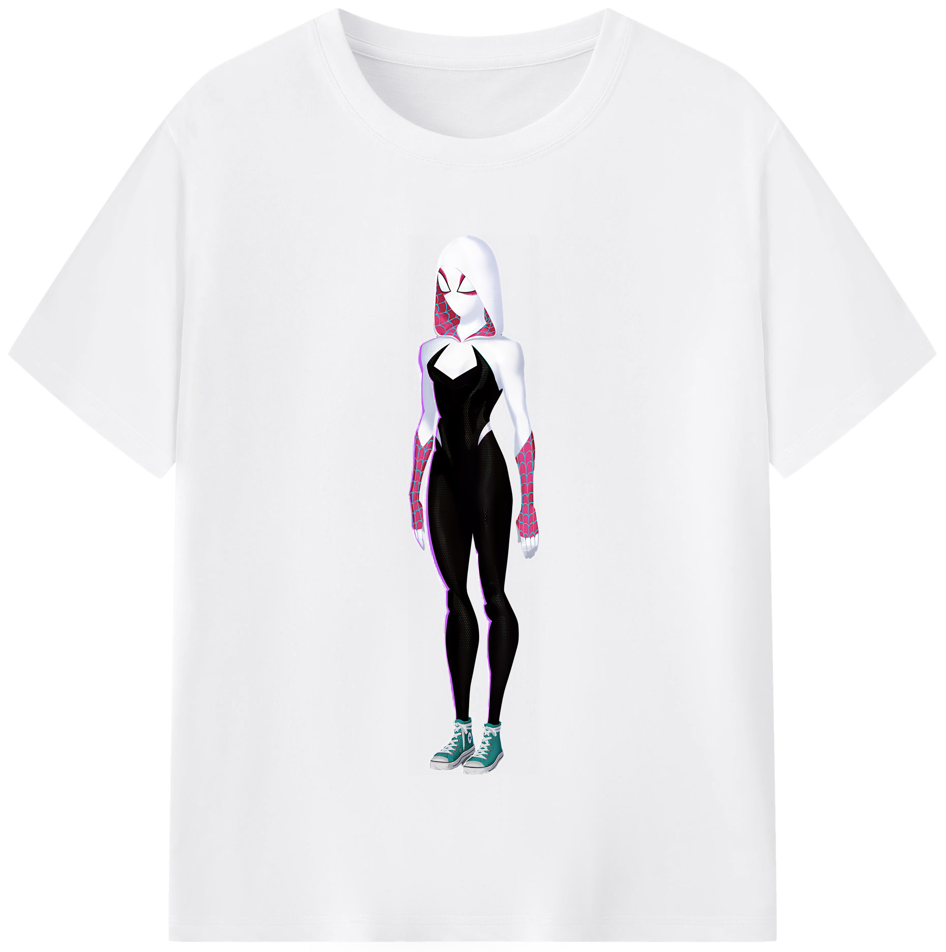 （画像用） Spider Man スパイダーマン 綿100％半袖Tシャツ（フロントプリント）