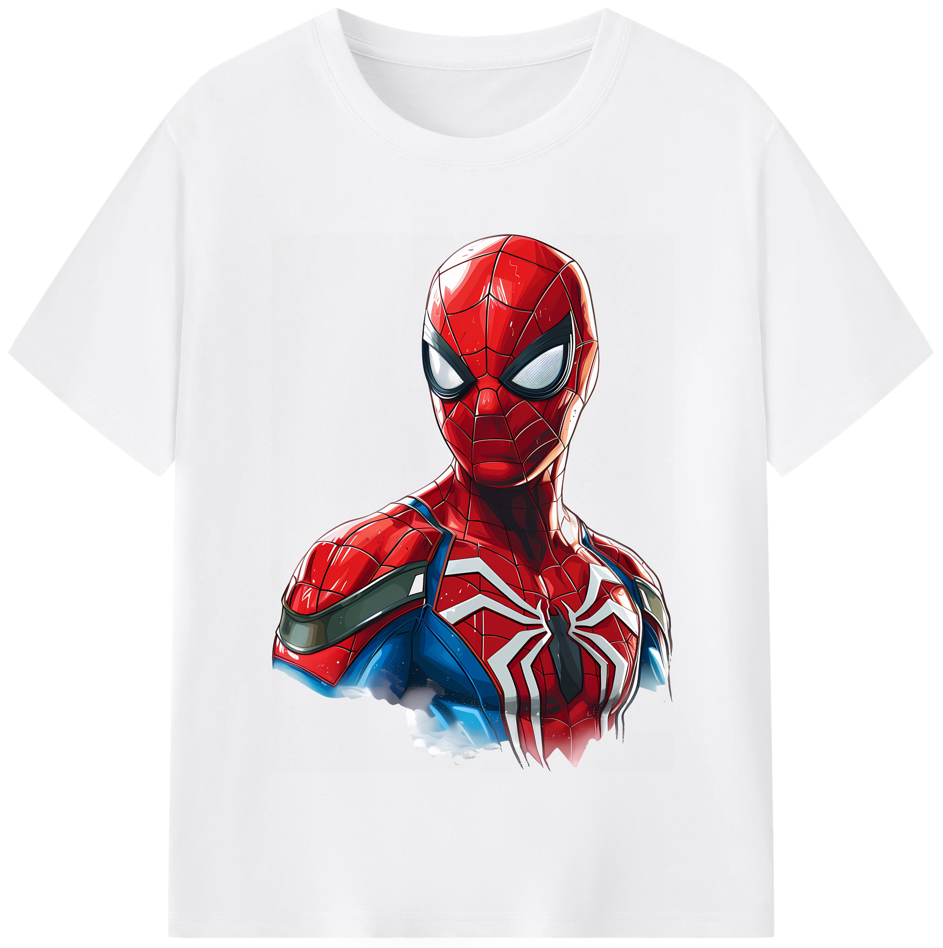 （画像用） Spider Man スパイダーマン 綿100％半袖Tシャツ（フロントプリント）