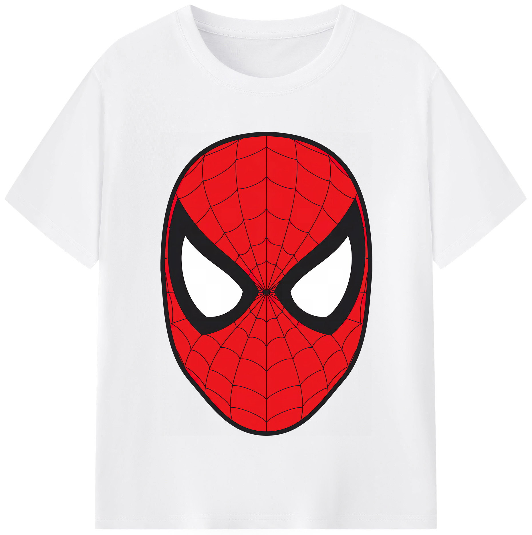 （画像用） Spider Man スパイダーマン 綿100％半袖Tシャツ（フロントプリント）