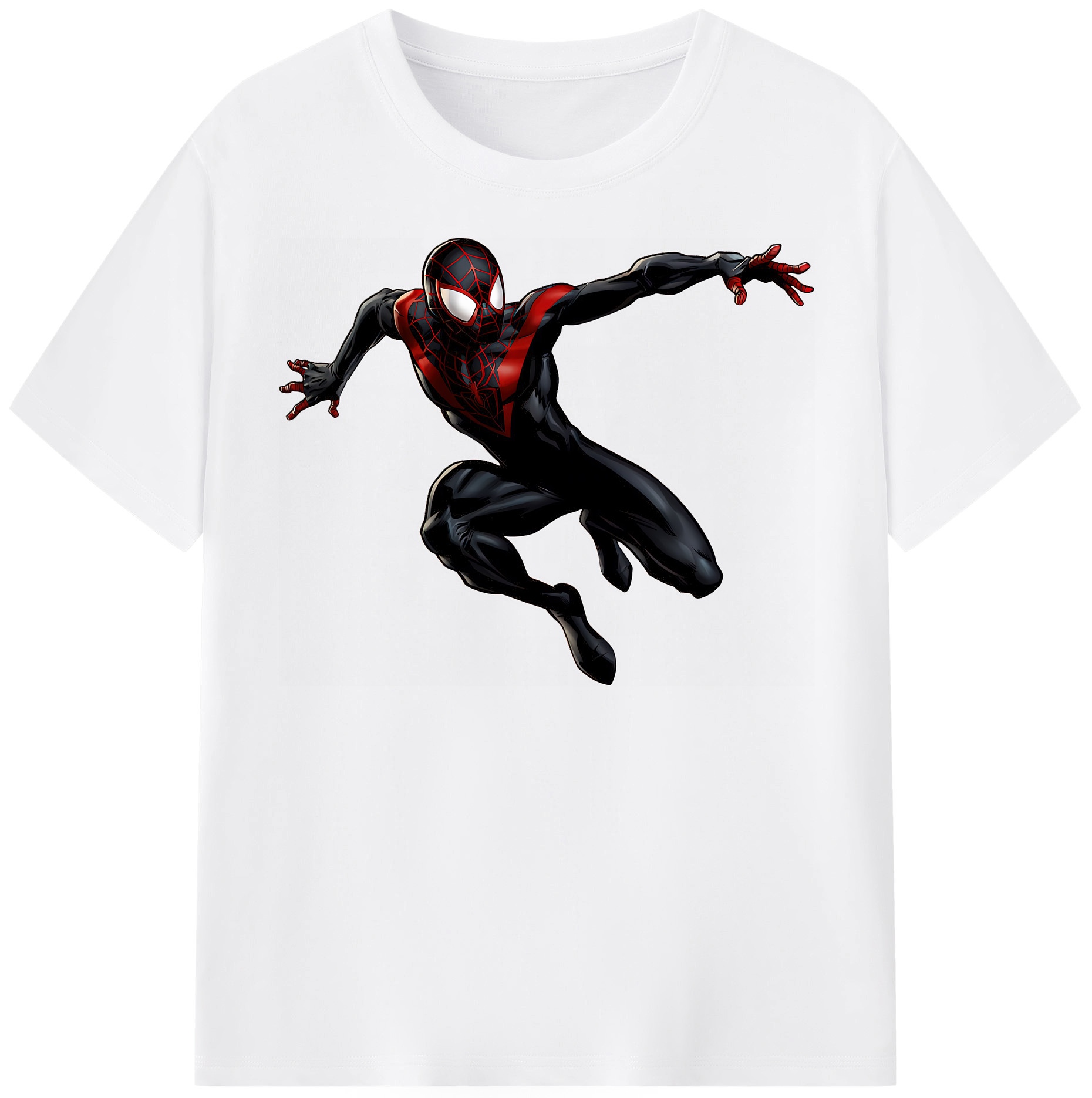 （画像用） Spider Man スパイダーマン 綿100％半袖Tシャツ（フロントプリント）