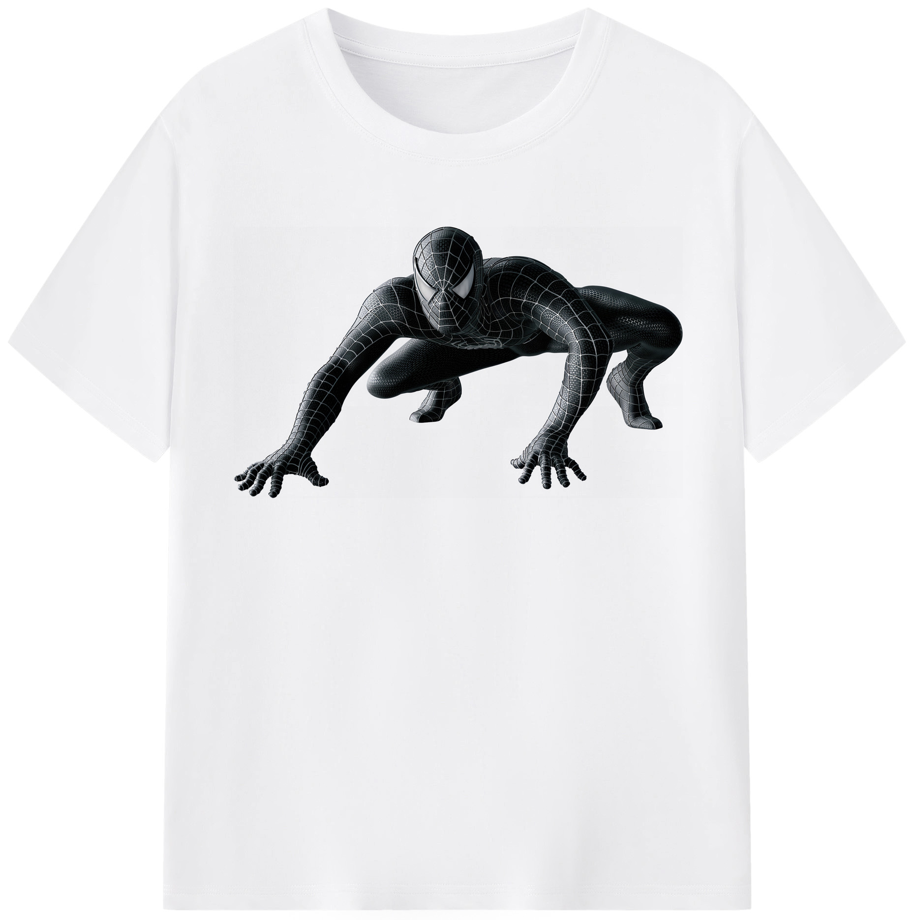 （画像用） Spider Man スパイダーマン 綿100％半袖Tシャツ（フロントプリント）