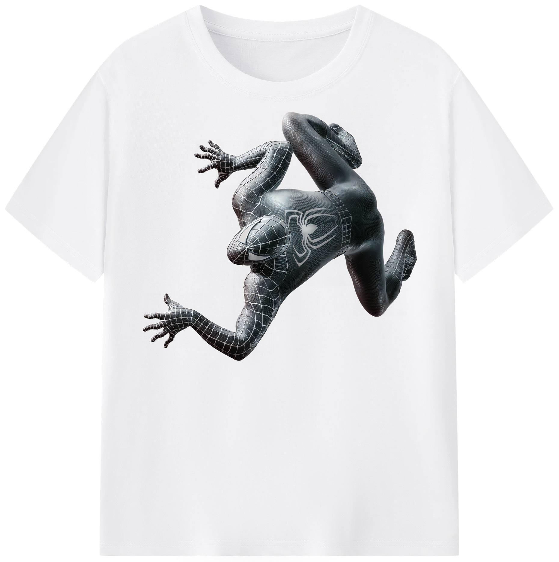 （画像用） Spider Man スパイダーマン 綿100％半袖Tシャツ（フロントプリント）
