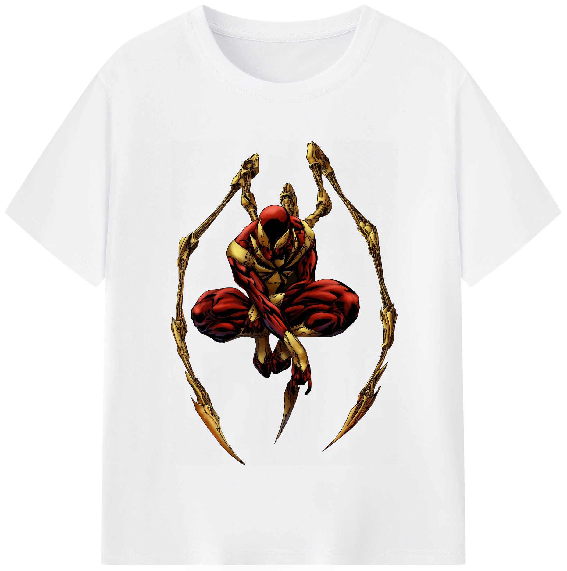 （画像用） Spider Man スパイダーマン 綿100％半袖Tシャツ（フロントプリント）