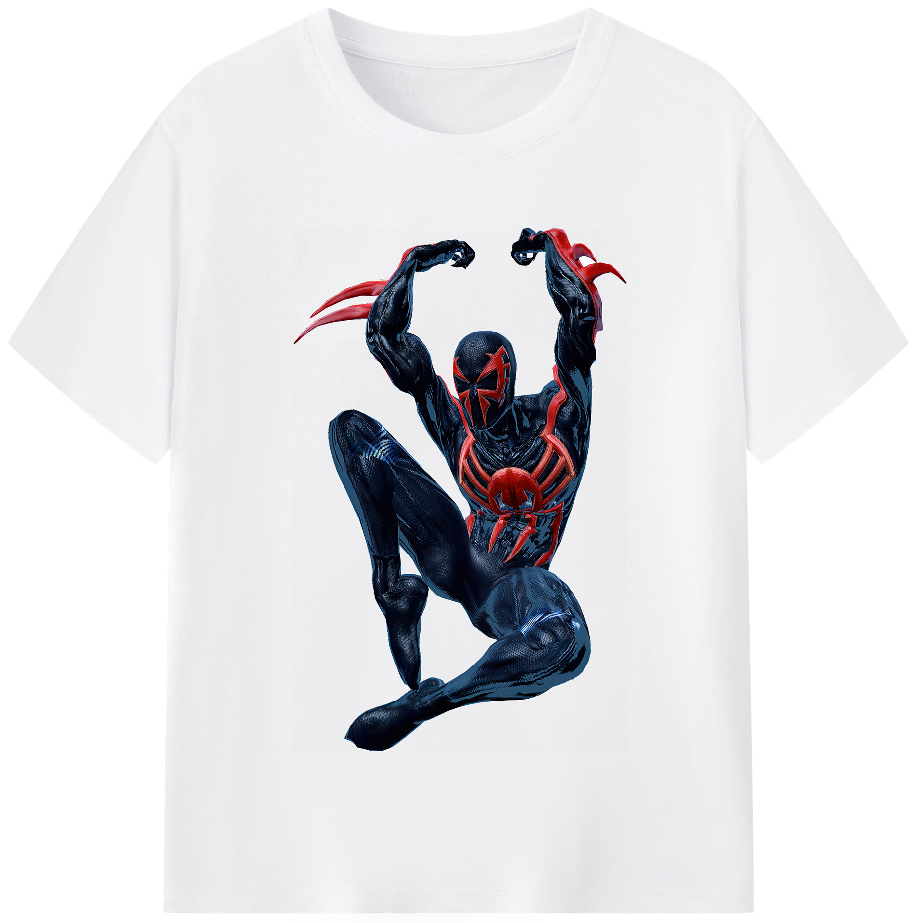 （画像用） Spider Man スパイダーマン 綿100％半袖Tシャツ（フロントプリント）