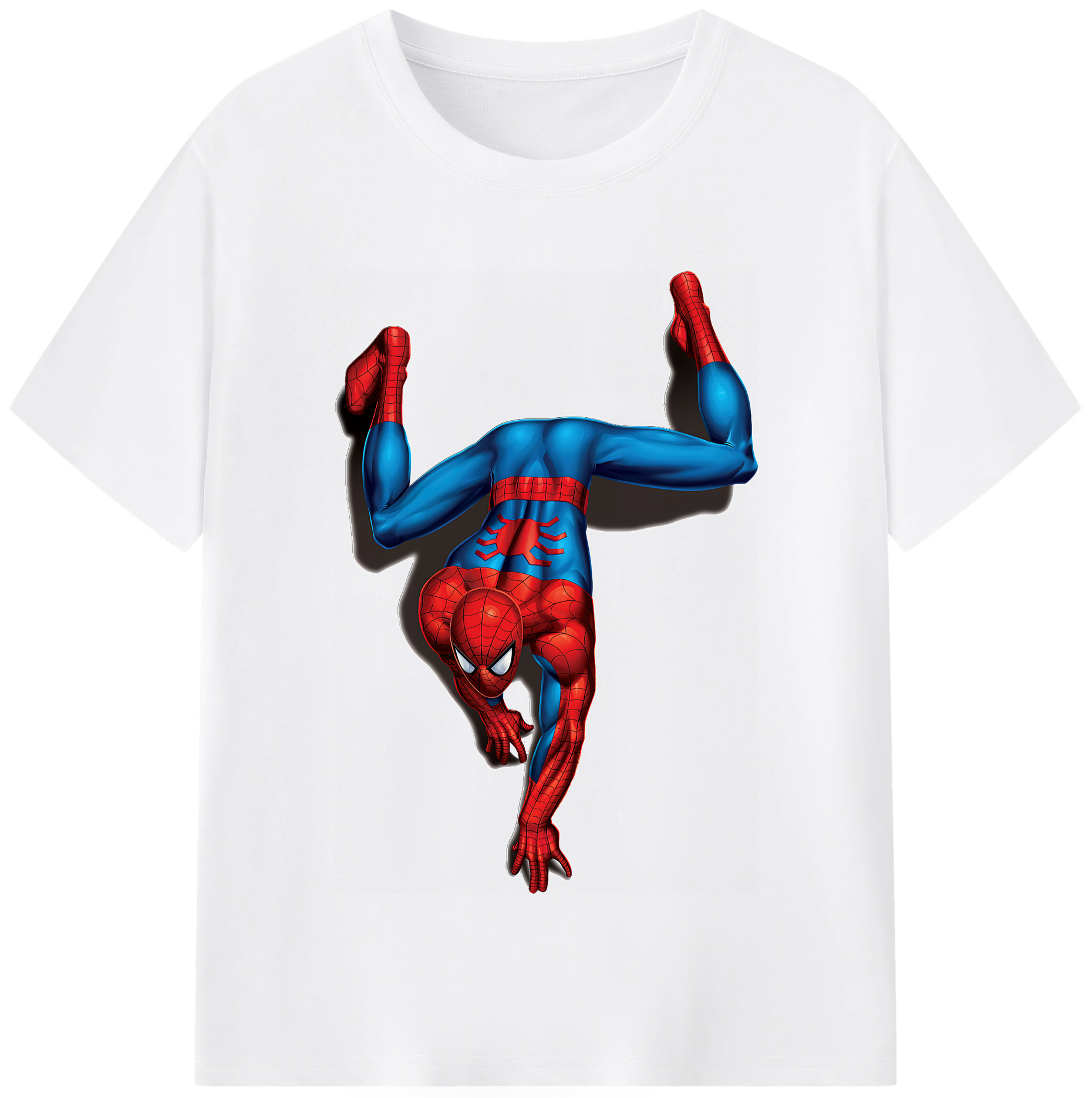 （画像用） Spider Man スパイダーマン 綿100％半袖Tシャツ（フロントプリント）