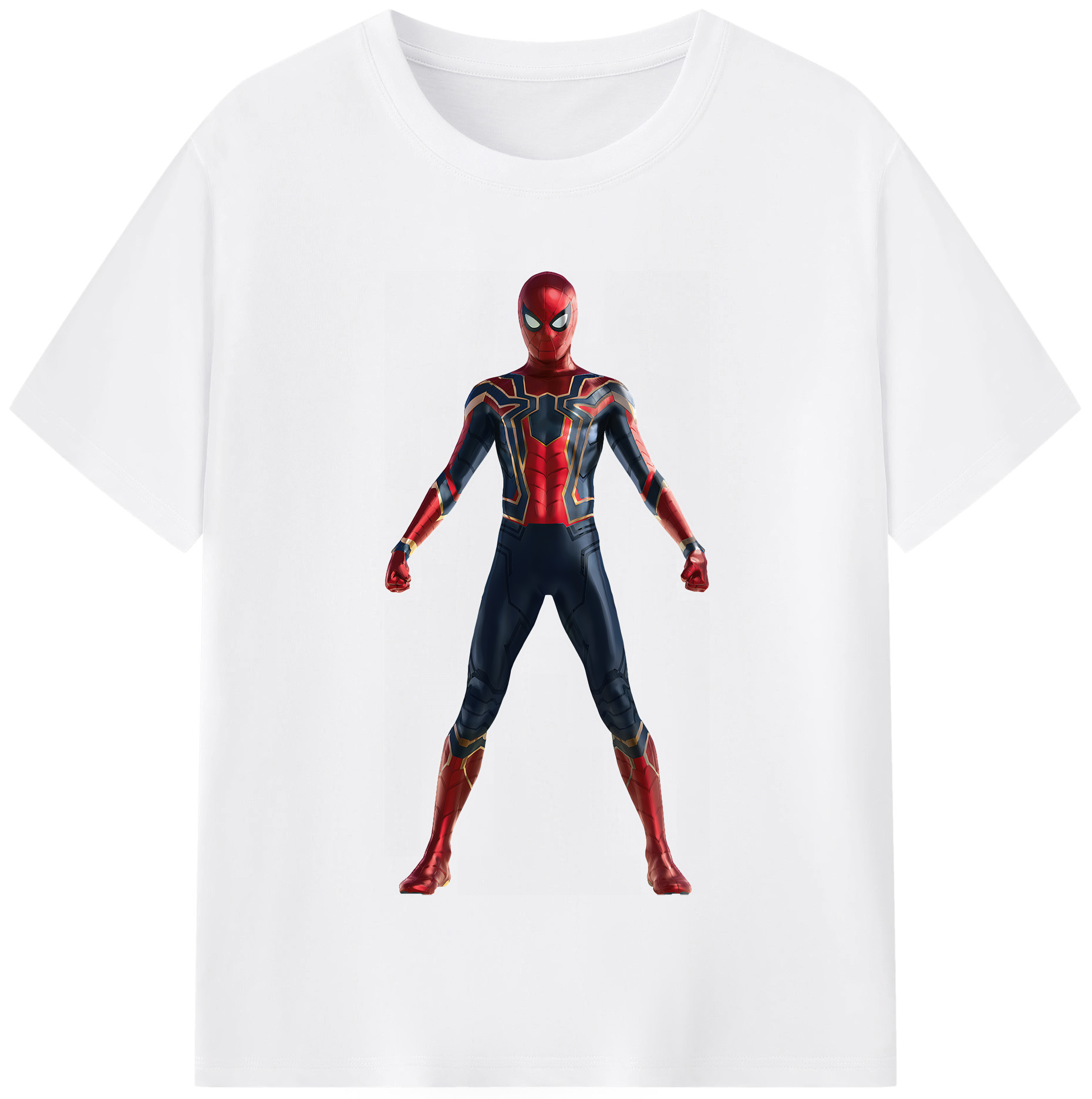 （画像用） Spider Man スパイダーマン 綿100％半袖Tシャツ（フロントプリント）