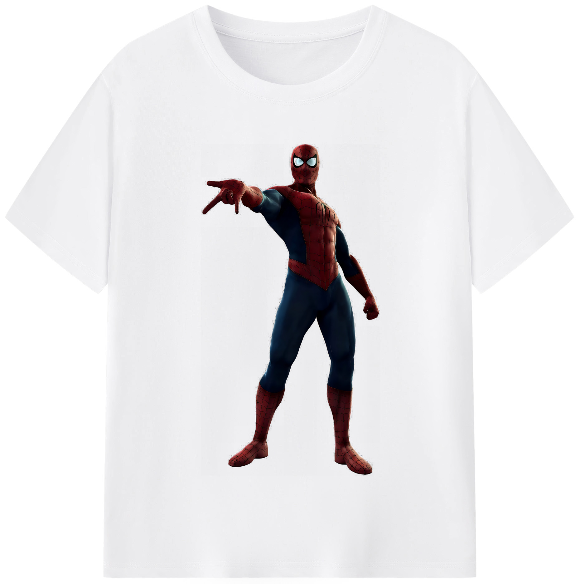 （画像用） Spider Man スパイダーマン 綿100％半袖Tシャツ（フロントプリント）