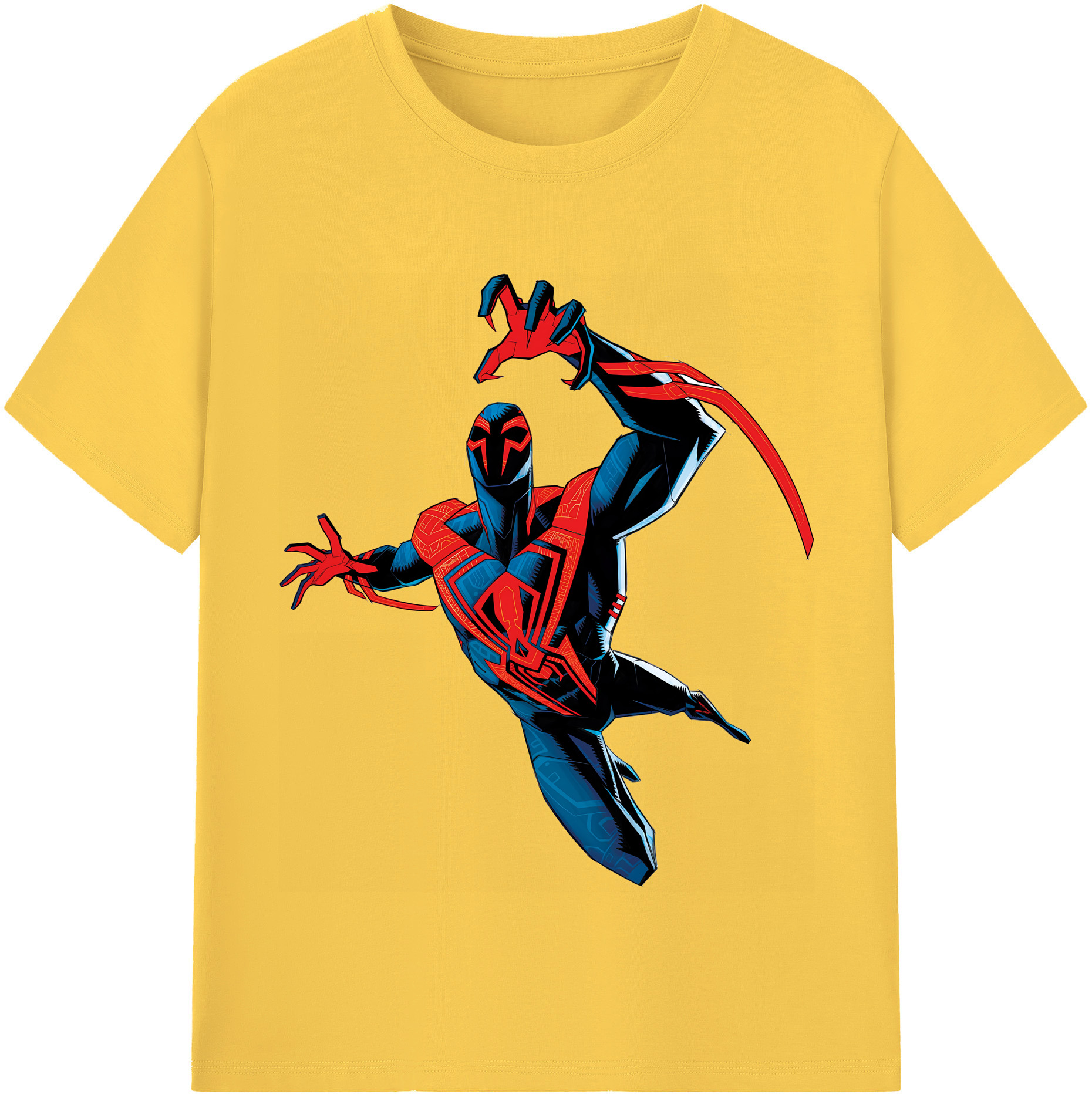（画像用） Spider Man スパイダーマン 綿100％半袖Tシャツ（フロントプリント）