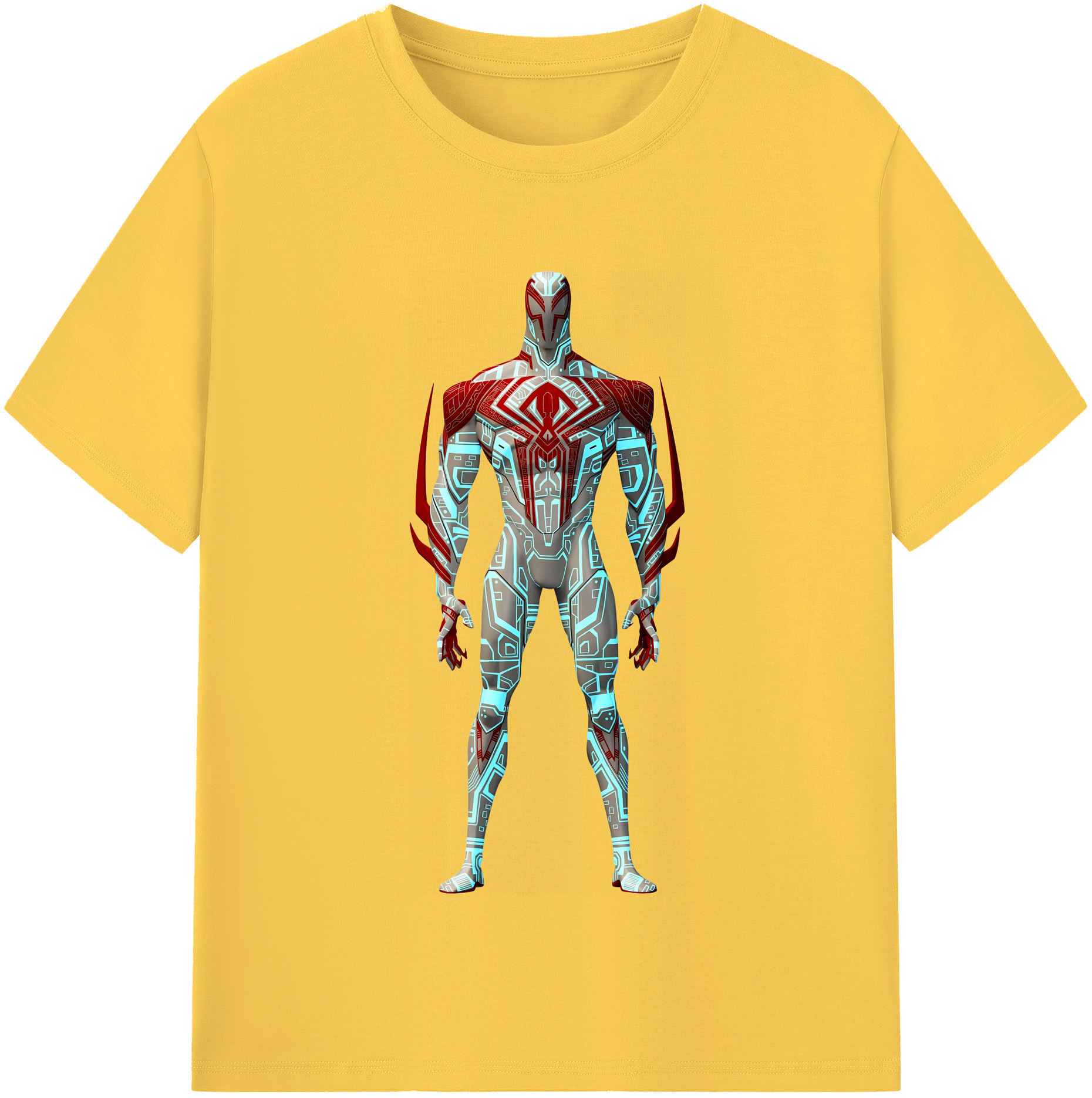 （画像用） Spider Man スパイダーマン 綿100％半袖Tシャツ（フロントプリント）